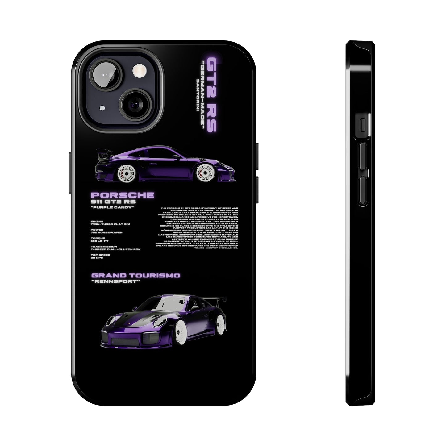 "Porsche 911" Black Case