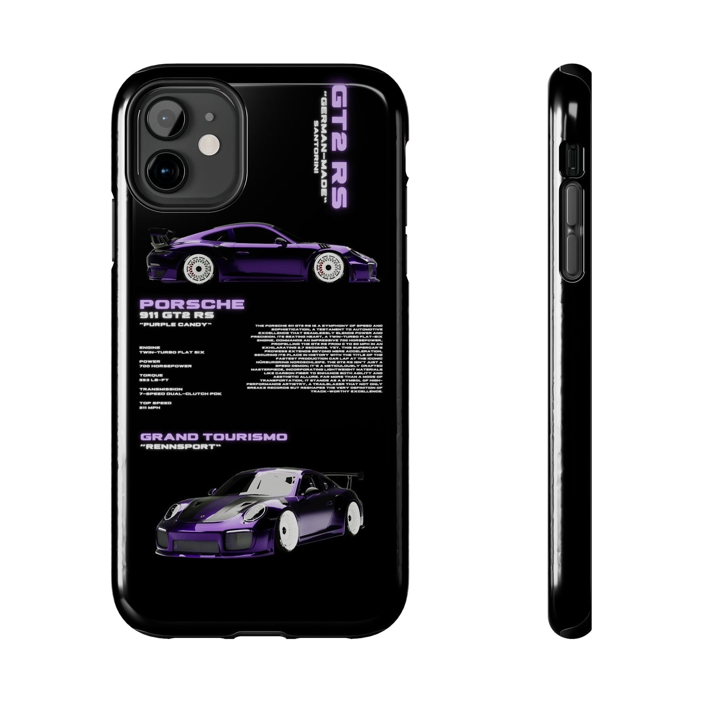 "Porsche 911" Black Case