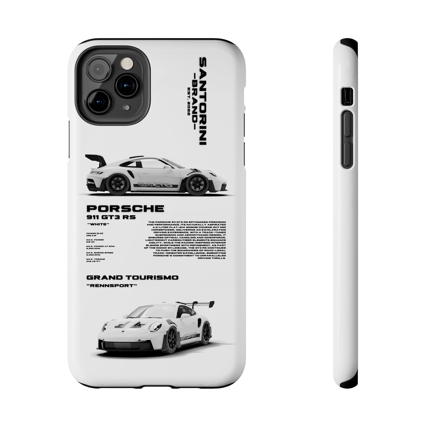 "GT3 RS" White Case