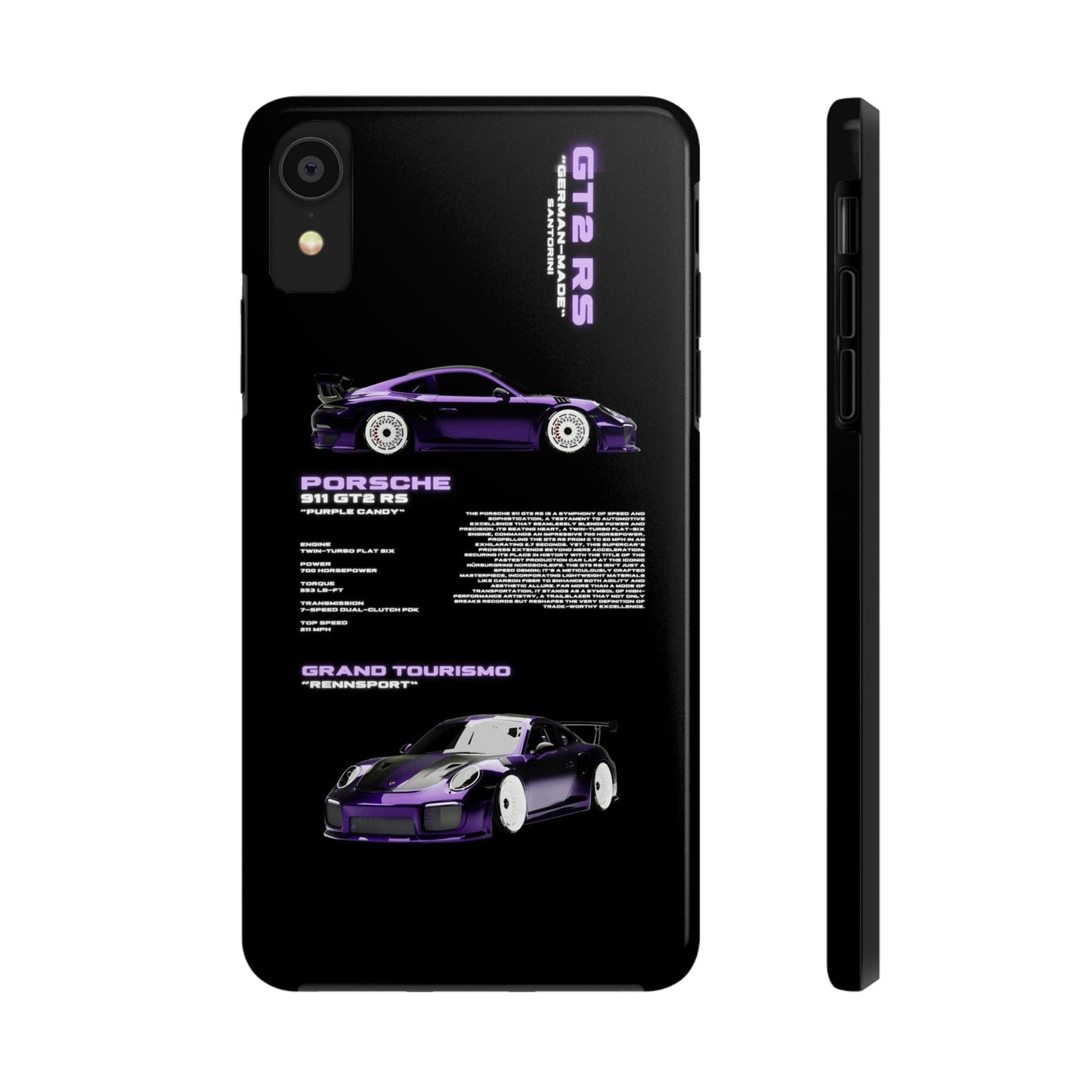"Porsche 911" Black Case