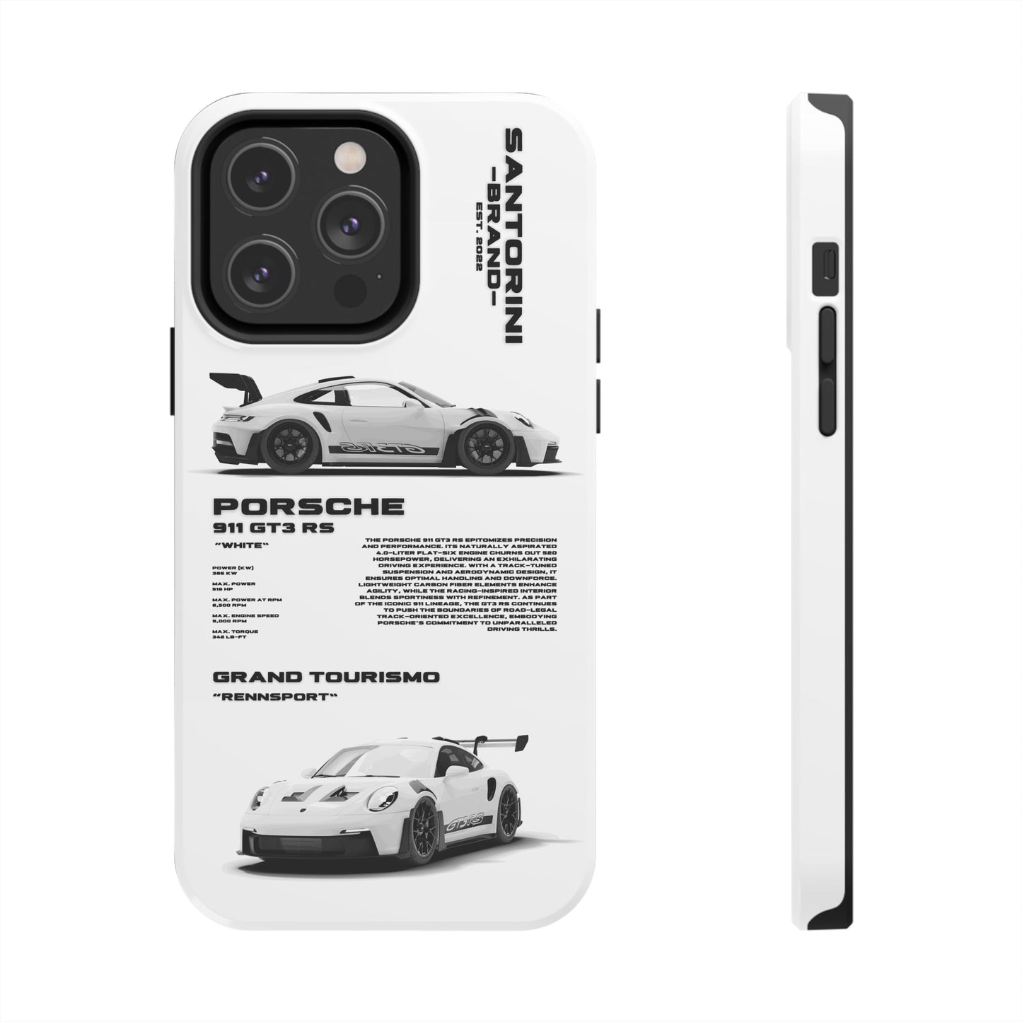 "GT3 RS" White Case