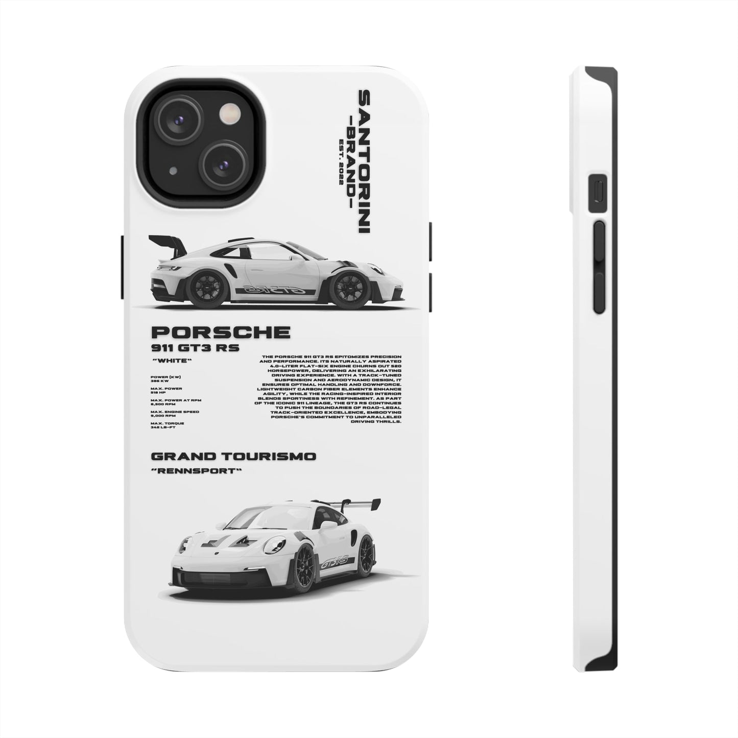 "GT3 RS" White Case