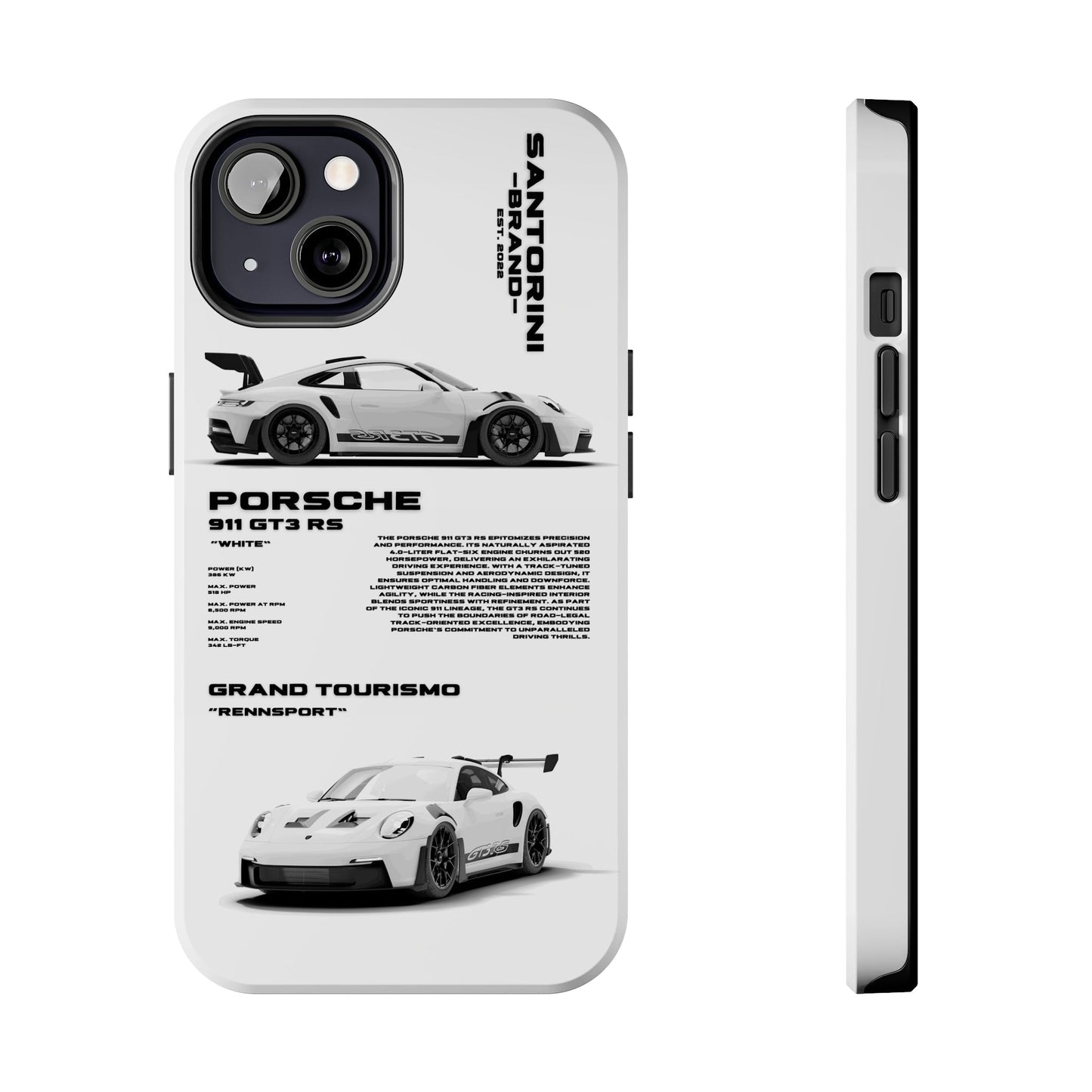 "GT3 RS" White Case