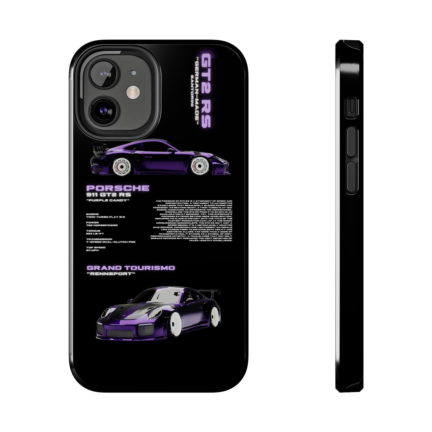 "Porsche 911" Black Case