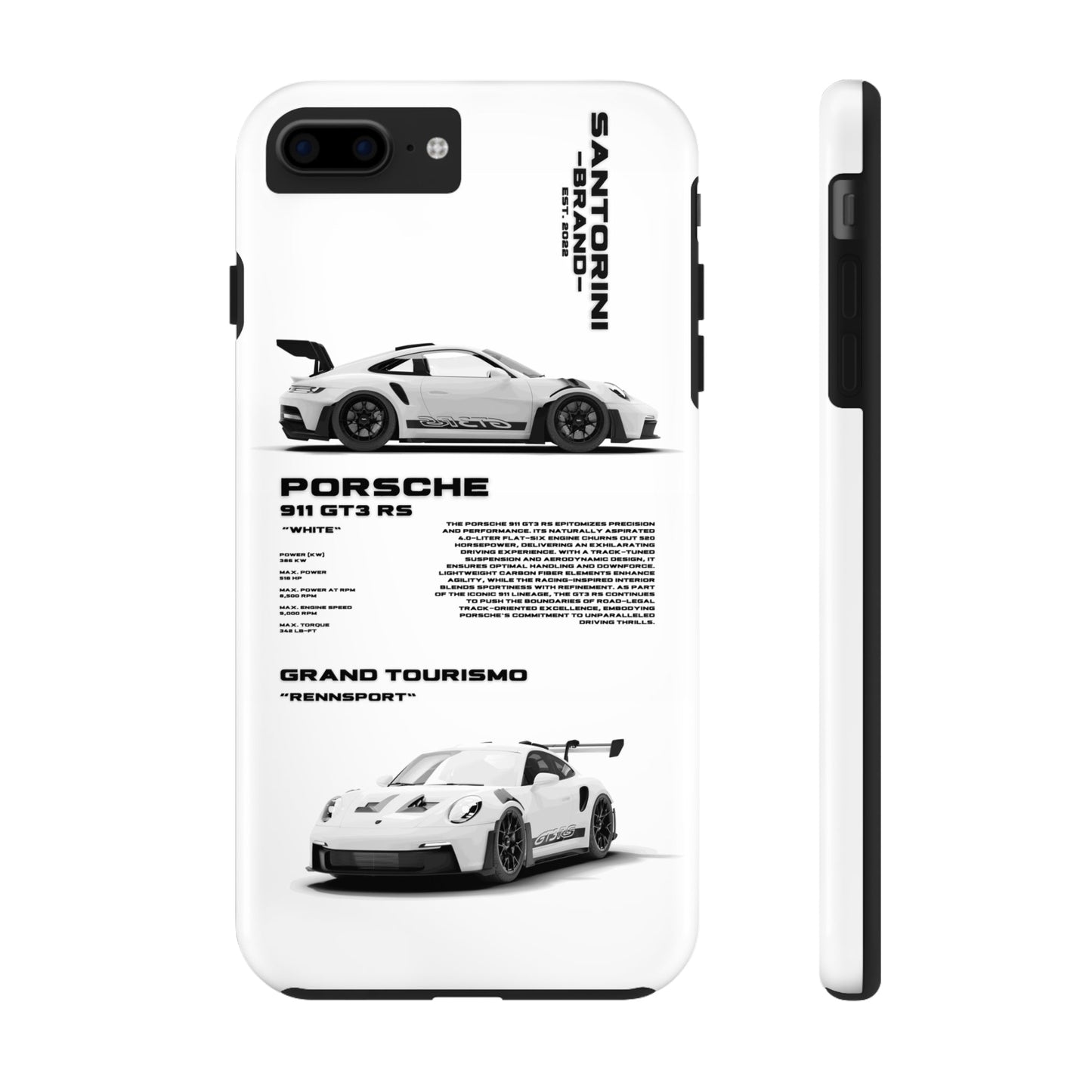 "GT3 RS" White Case