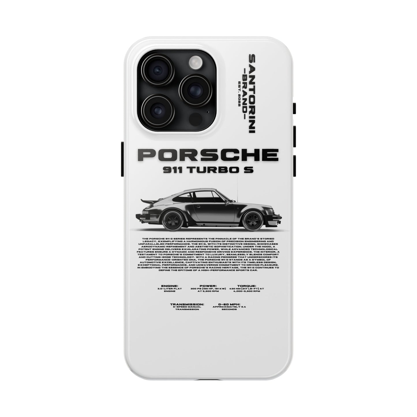 "911 Turbo" White Case