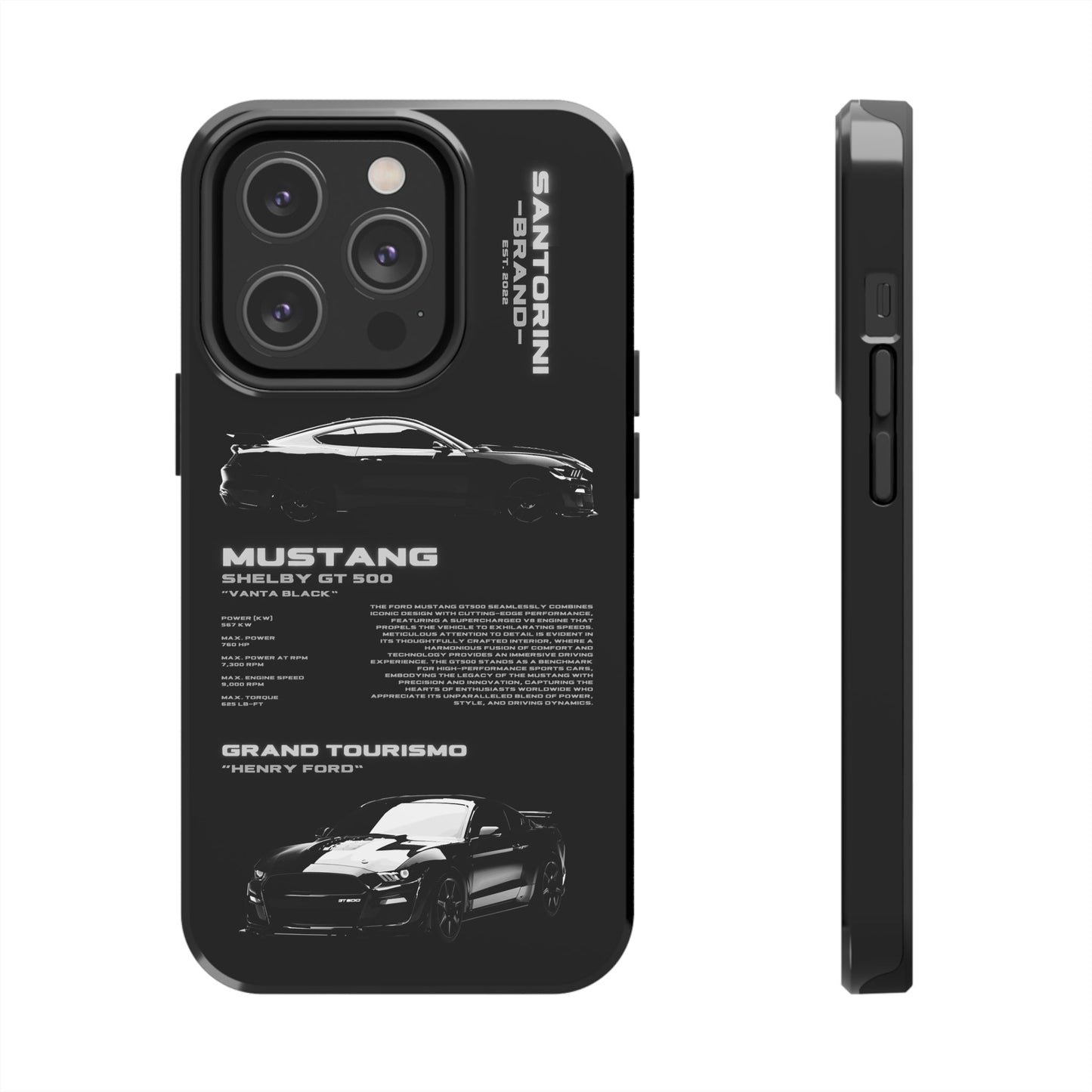 "Mustang" Black Case