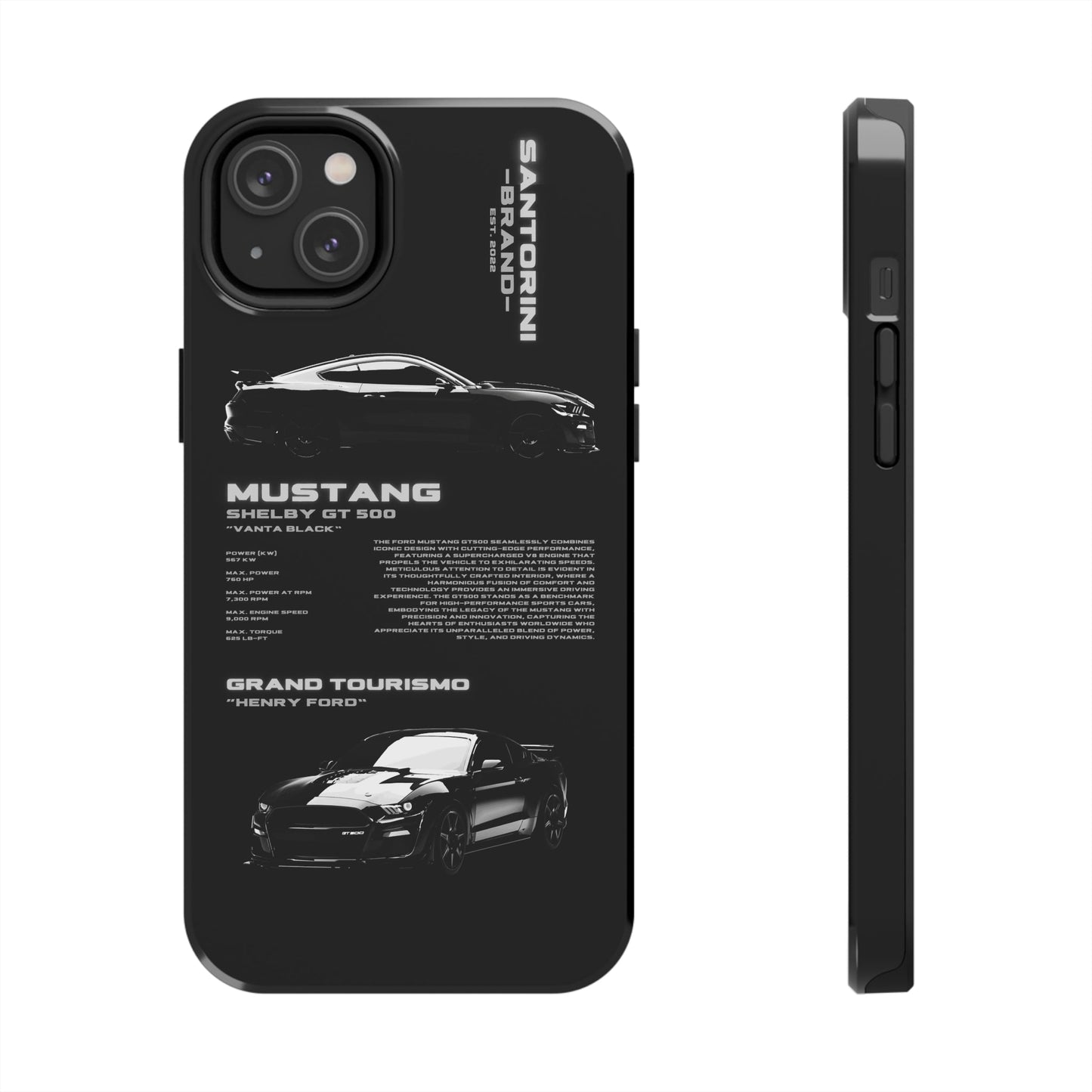 "Mustang" Black Case