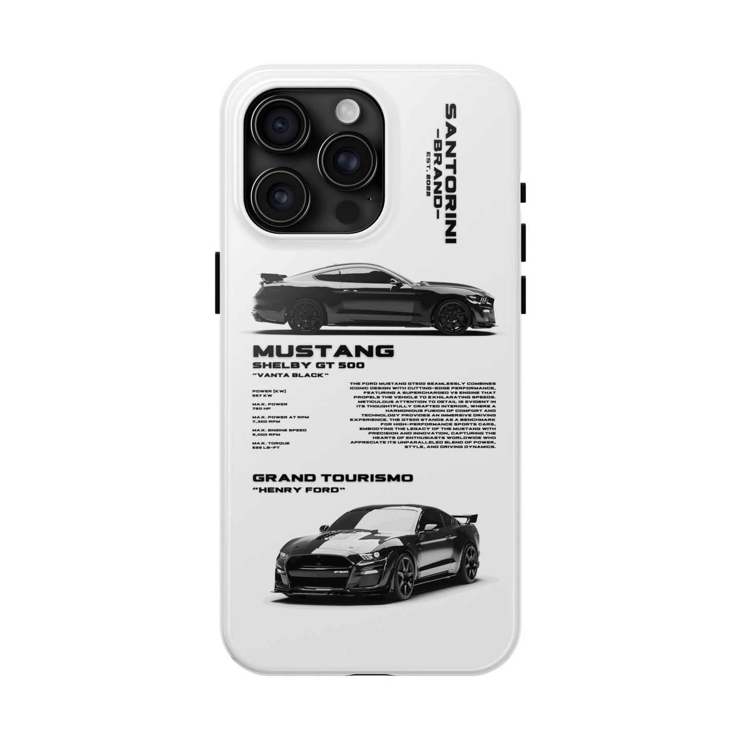 "Mustang" White Case