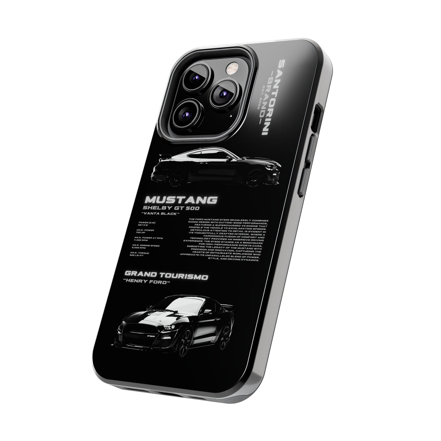 "Mustang" Black Case