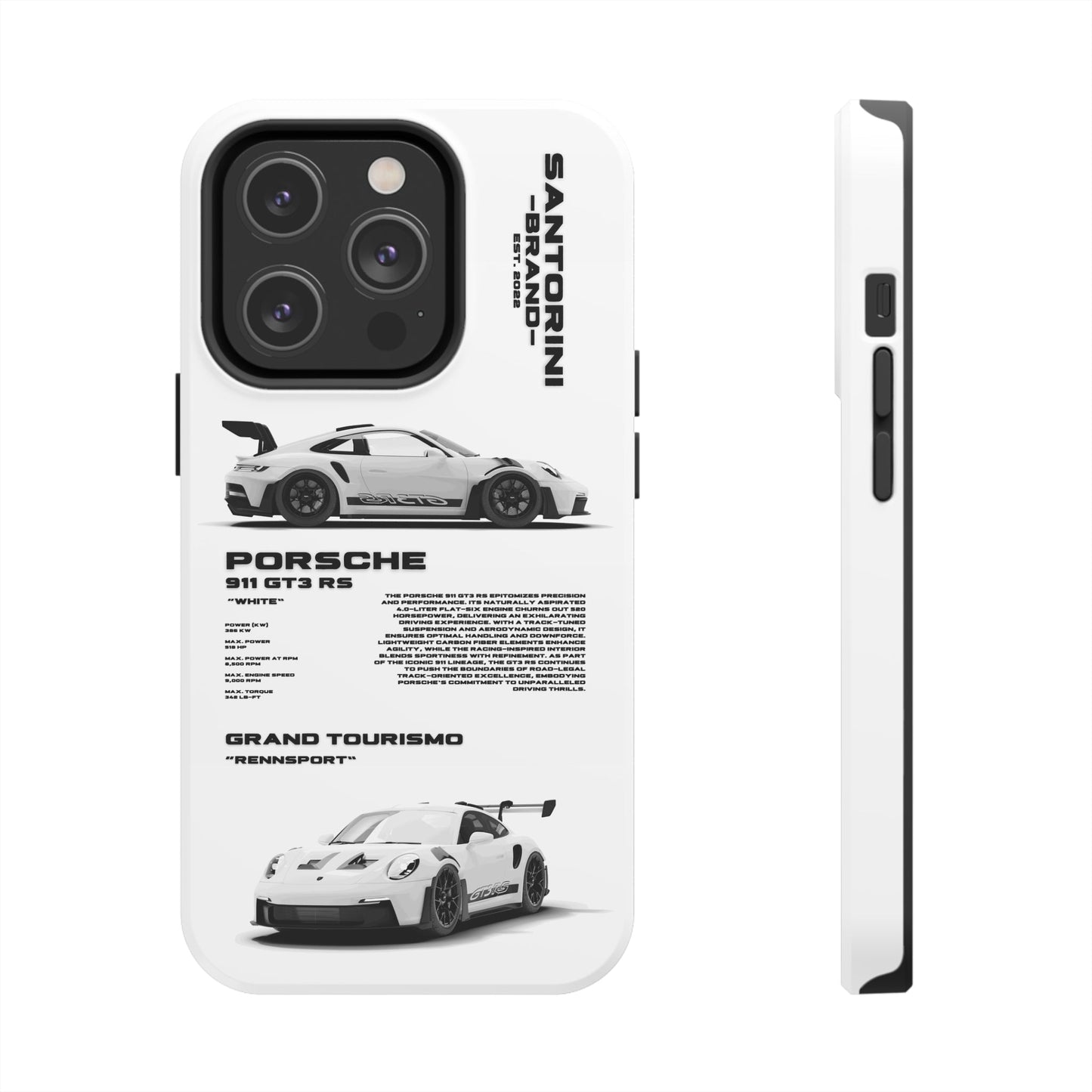 "GT3 RS" White Case