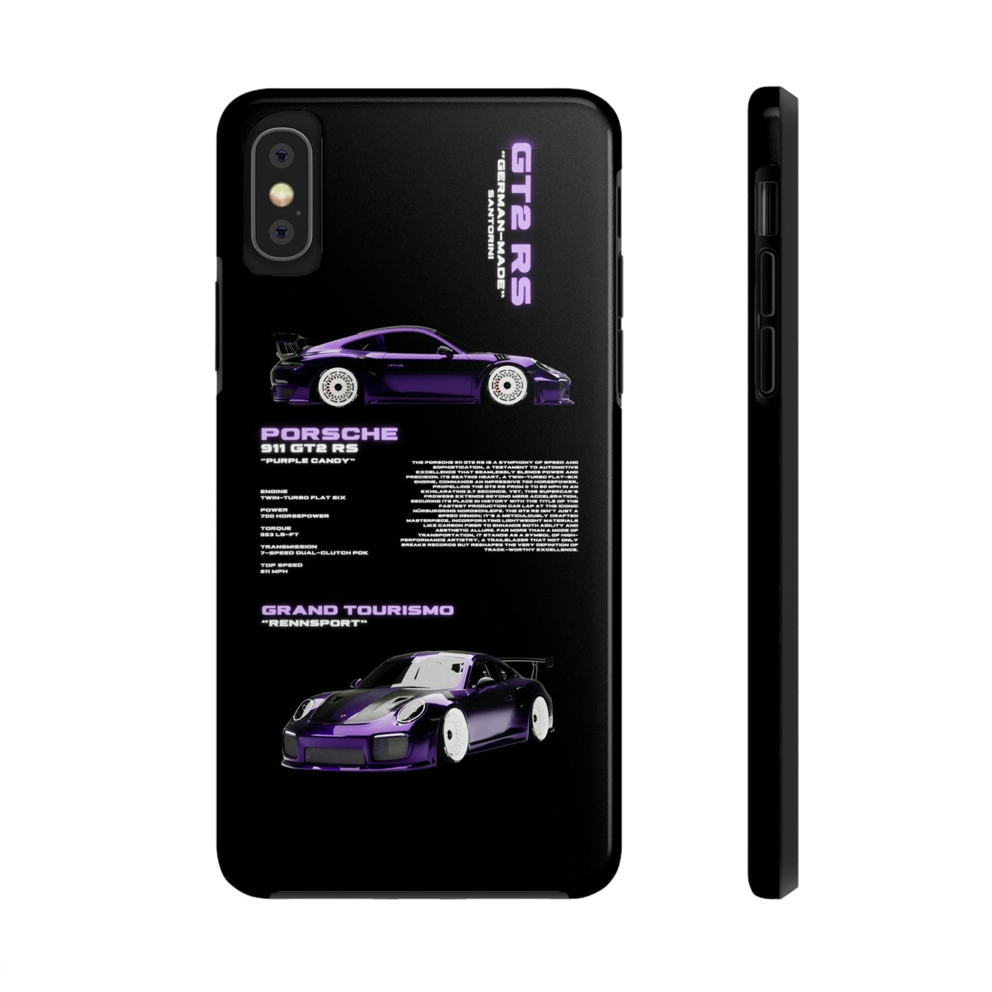 "Porsche 911" Black Case
