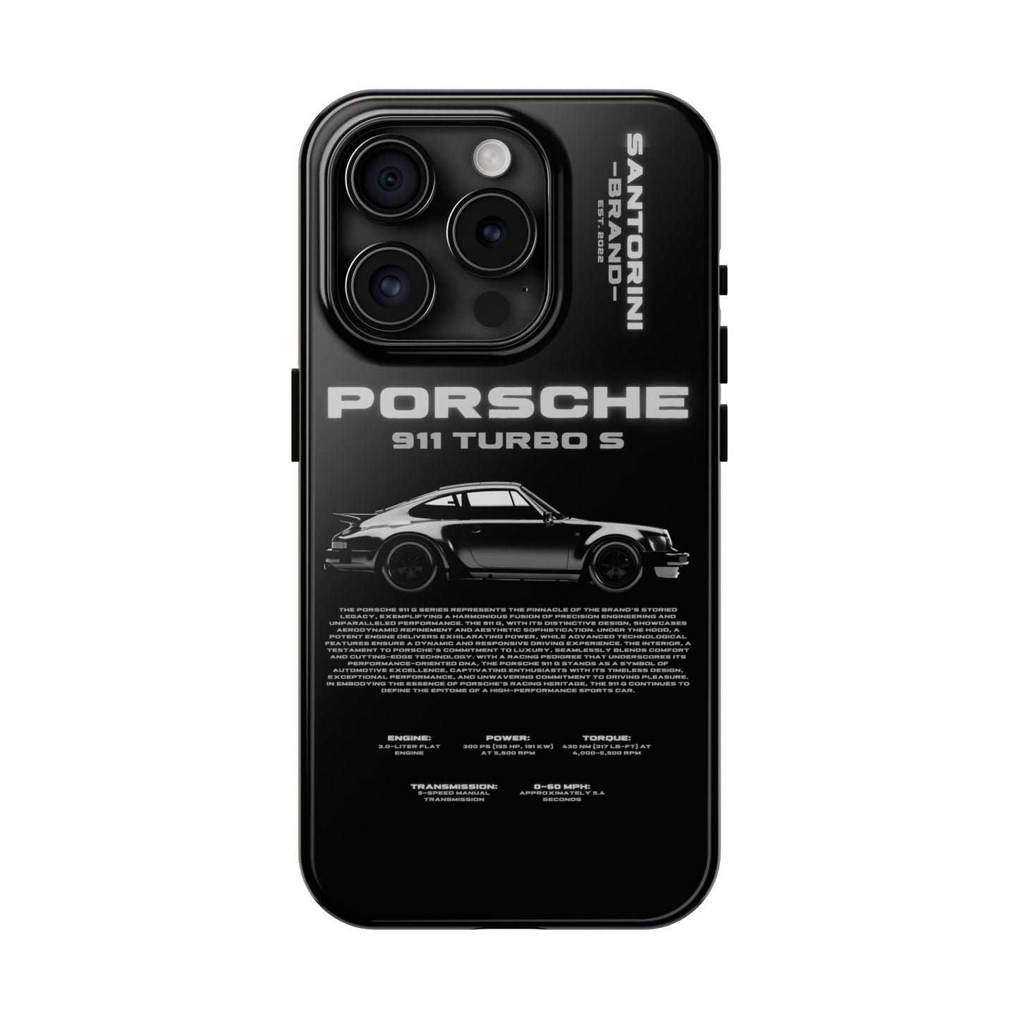 "911 Turbo" Black Case