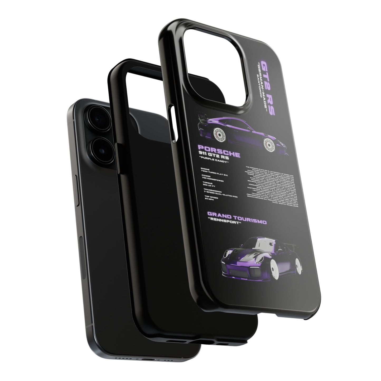 "Porsche 911" Black Case