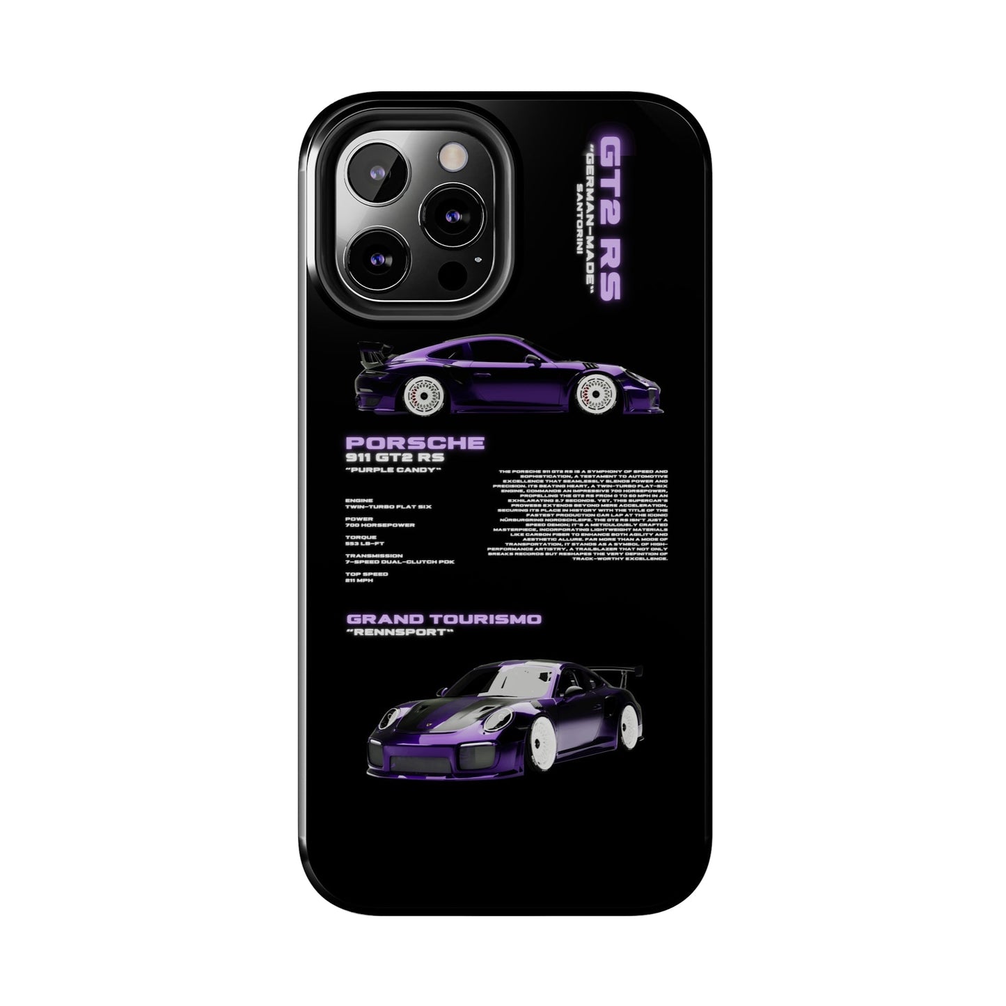 "Porsche 911" Black Case