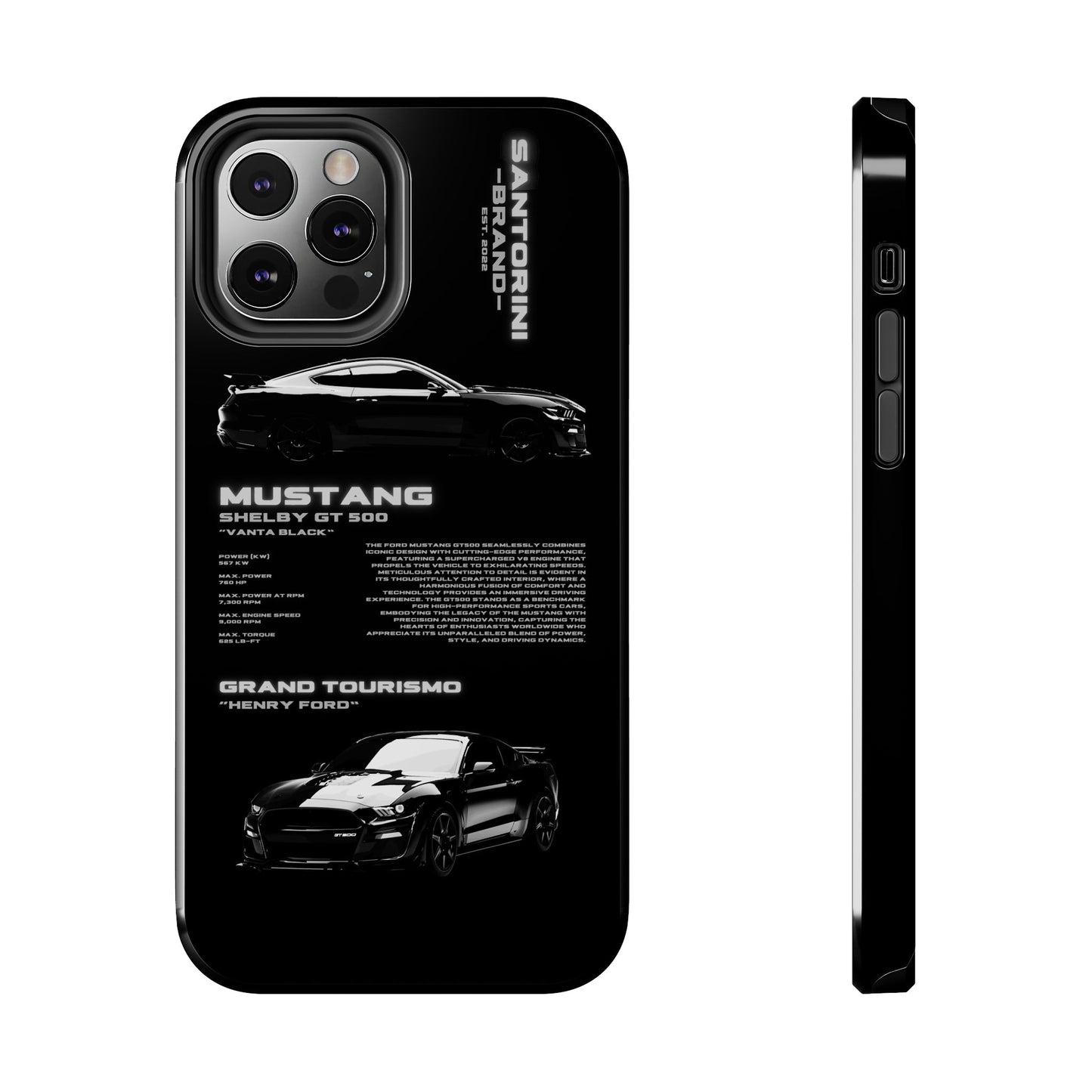 "Mustang" Black Case