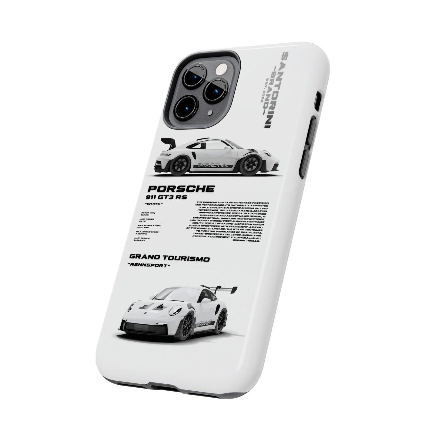 "GT3 RS" White Case