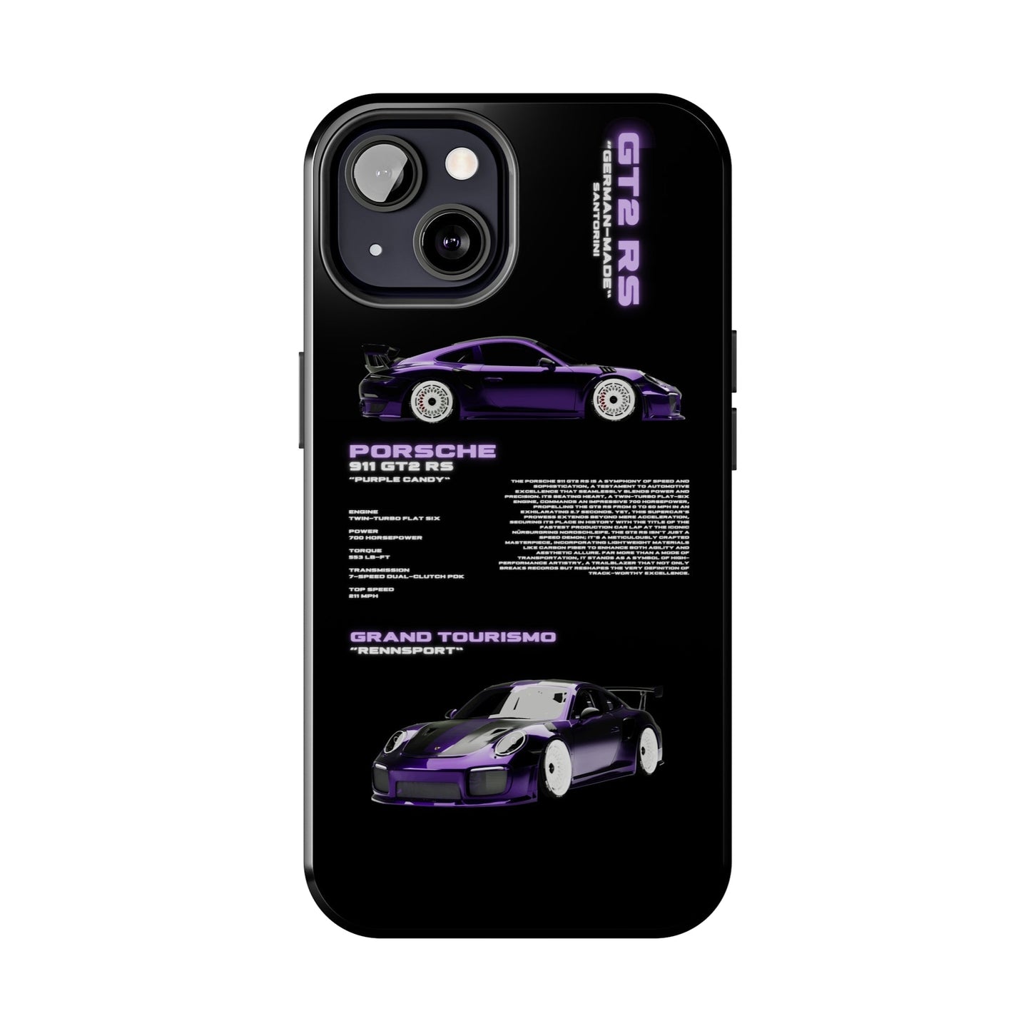 "Porsche 911" Black Case