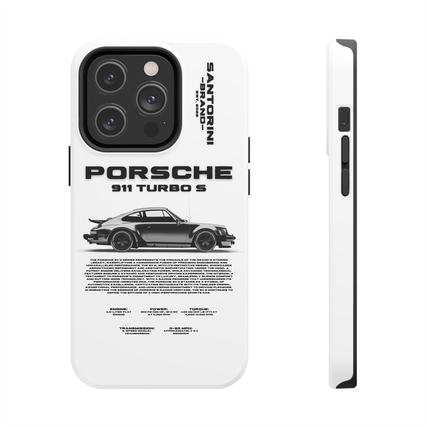 "911 Turbo" White Case