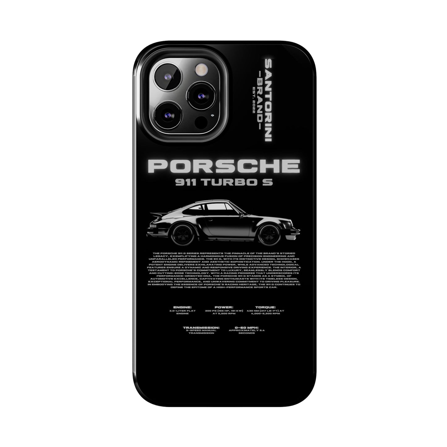 "911 Turbo" Black Case