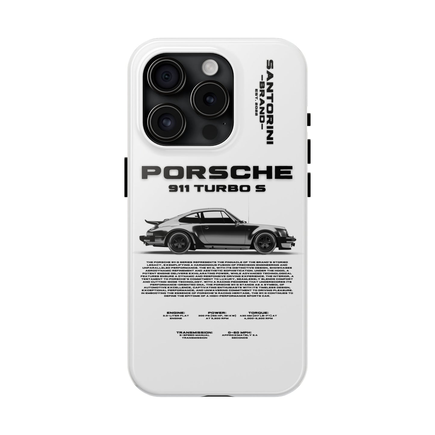 "911 Turbo" White Case