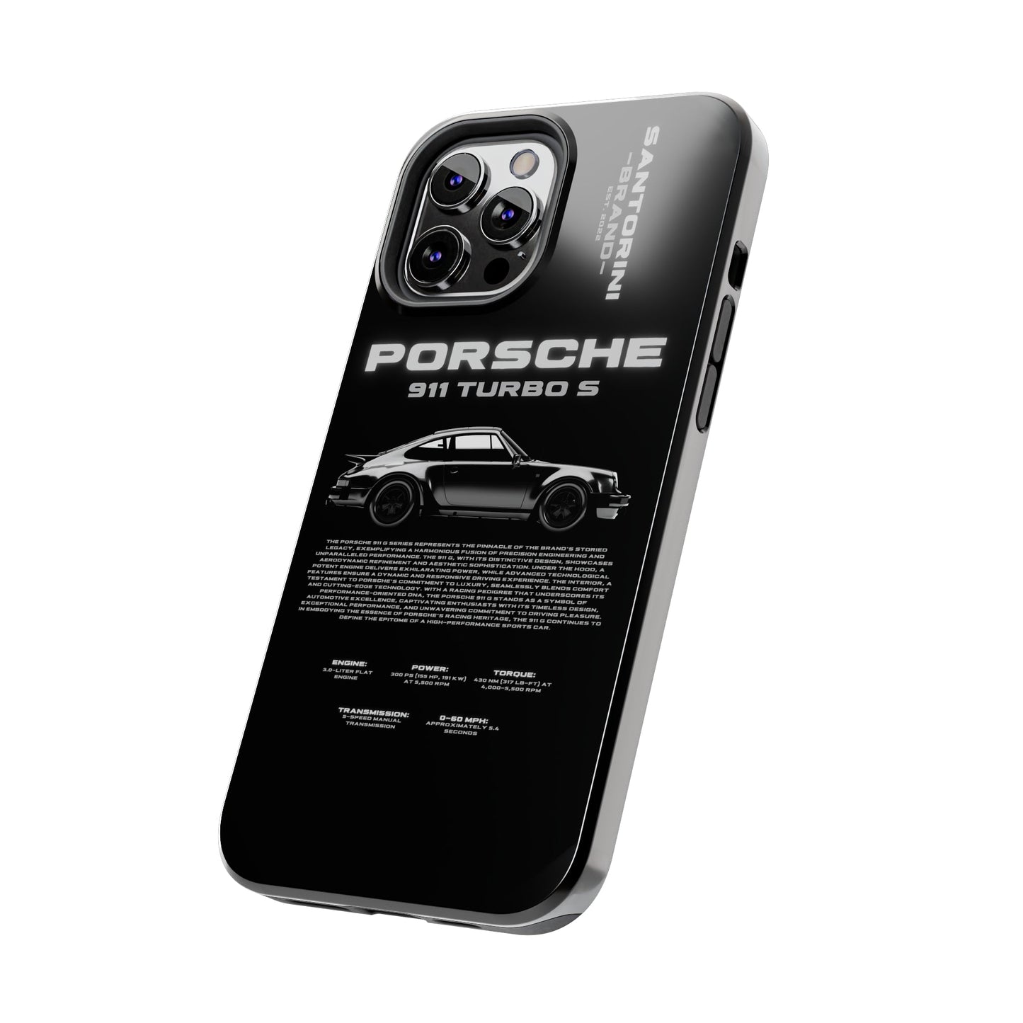 "911 Turbo" Black Case