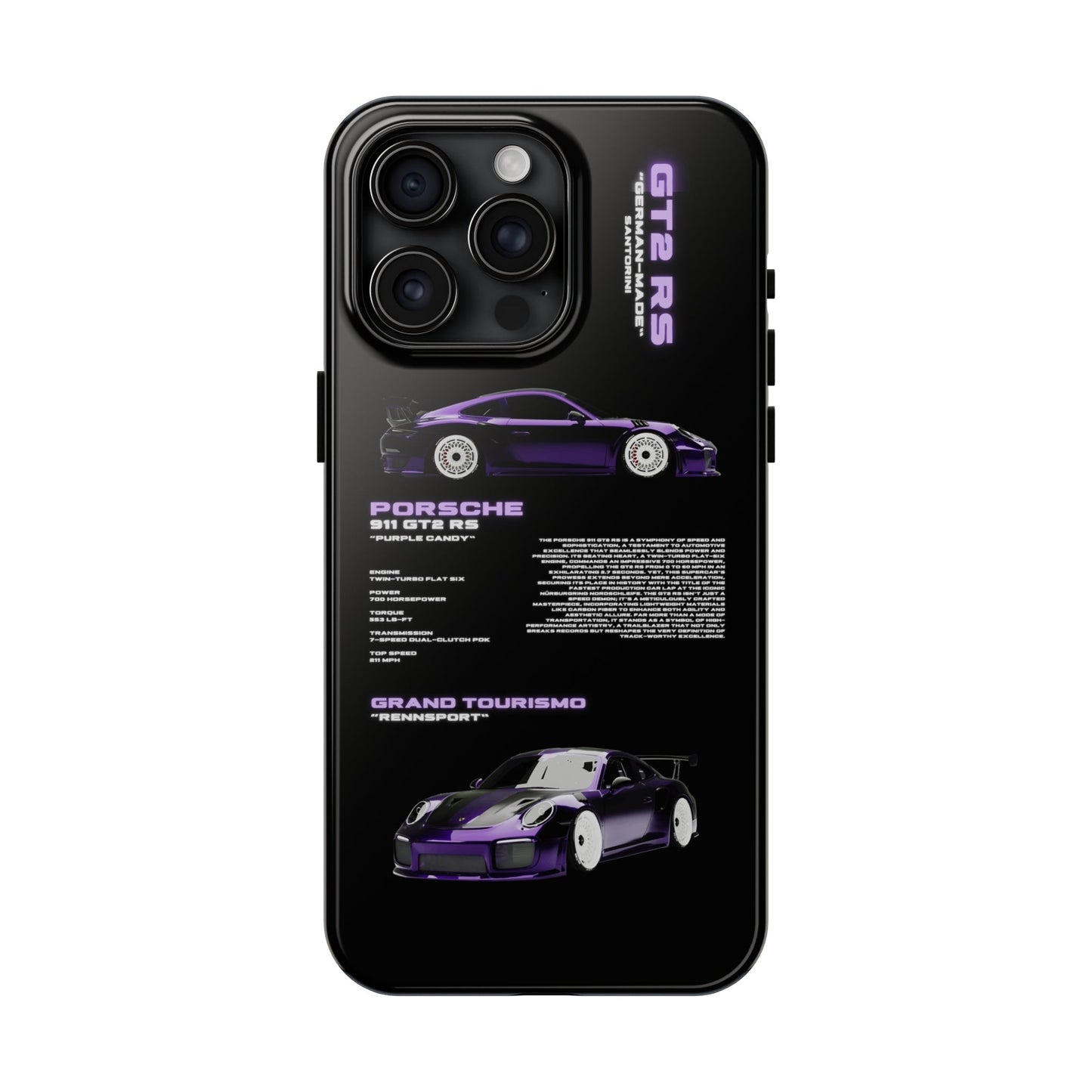 "Porsche 911" Black Case