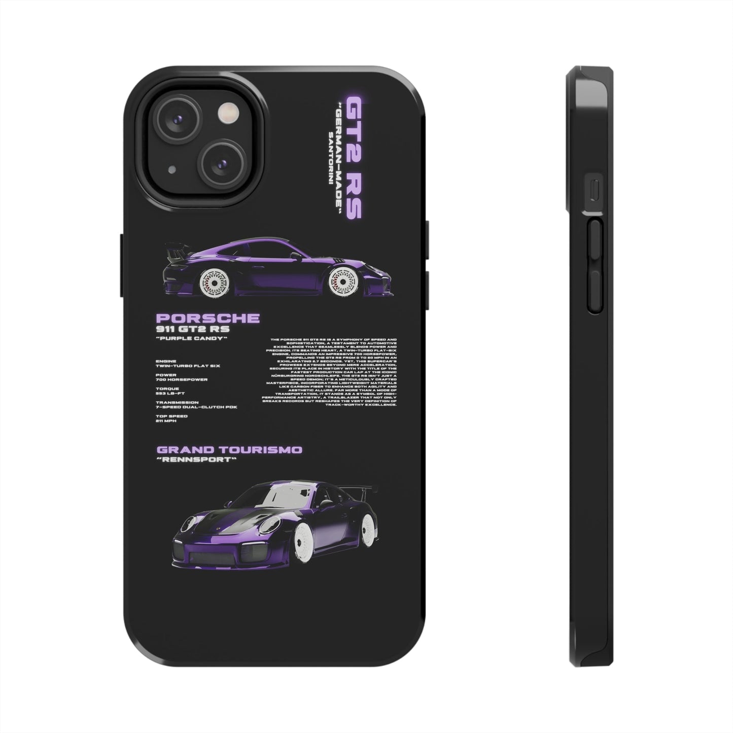 "Porsche 911" Black Case