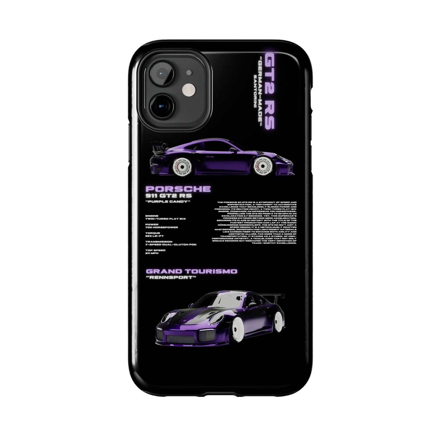 "Porsche 911" Black Case