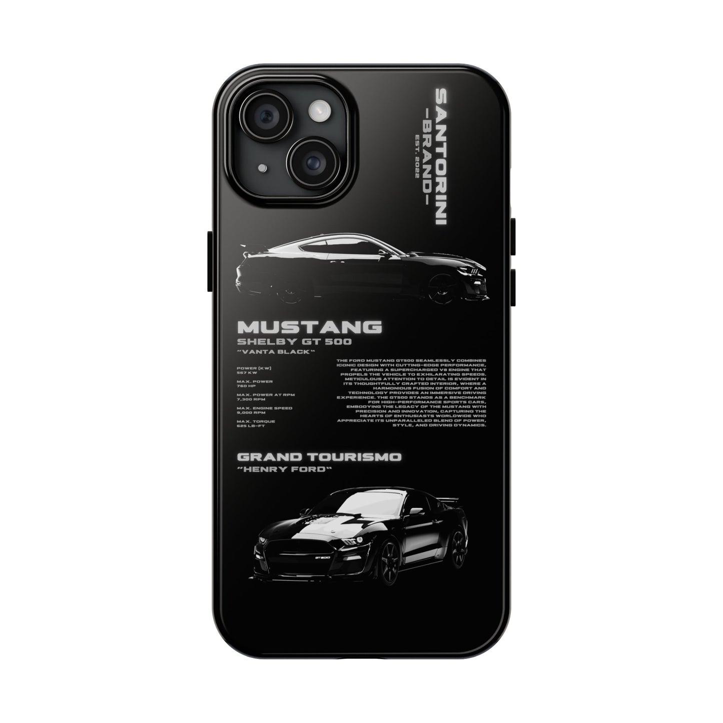 "Mustang" Black Case