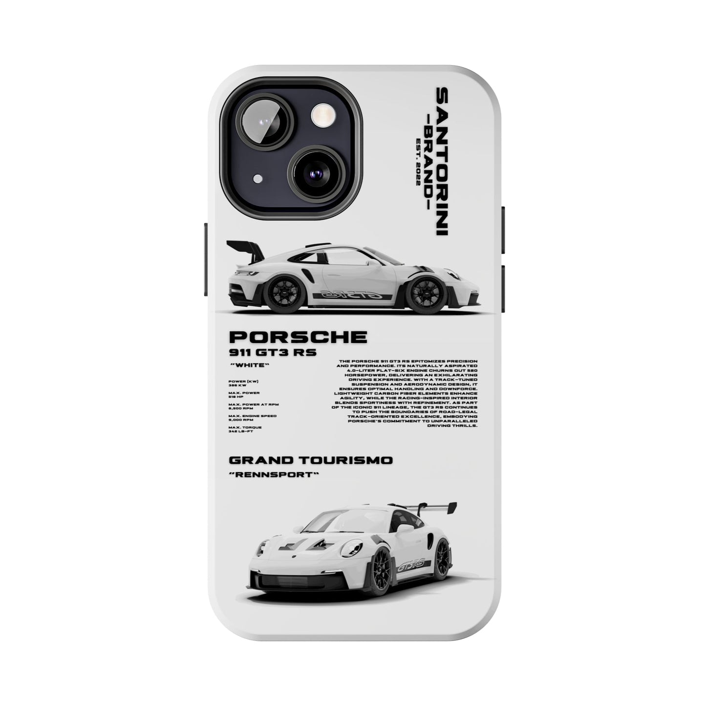 "GT3 RS" White Case