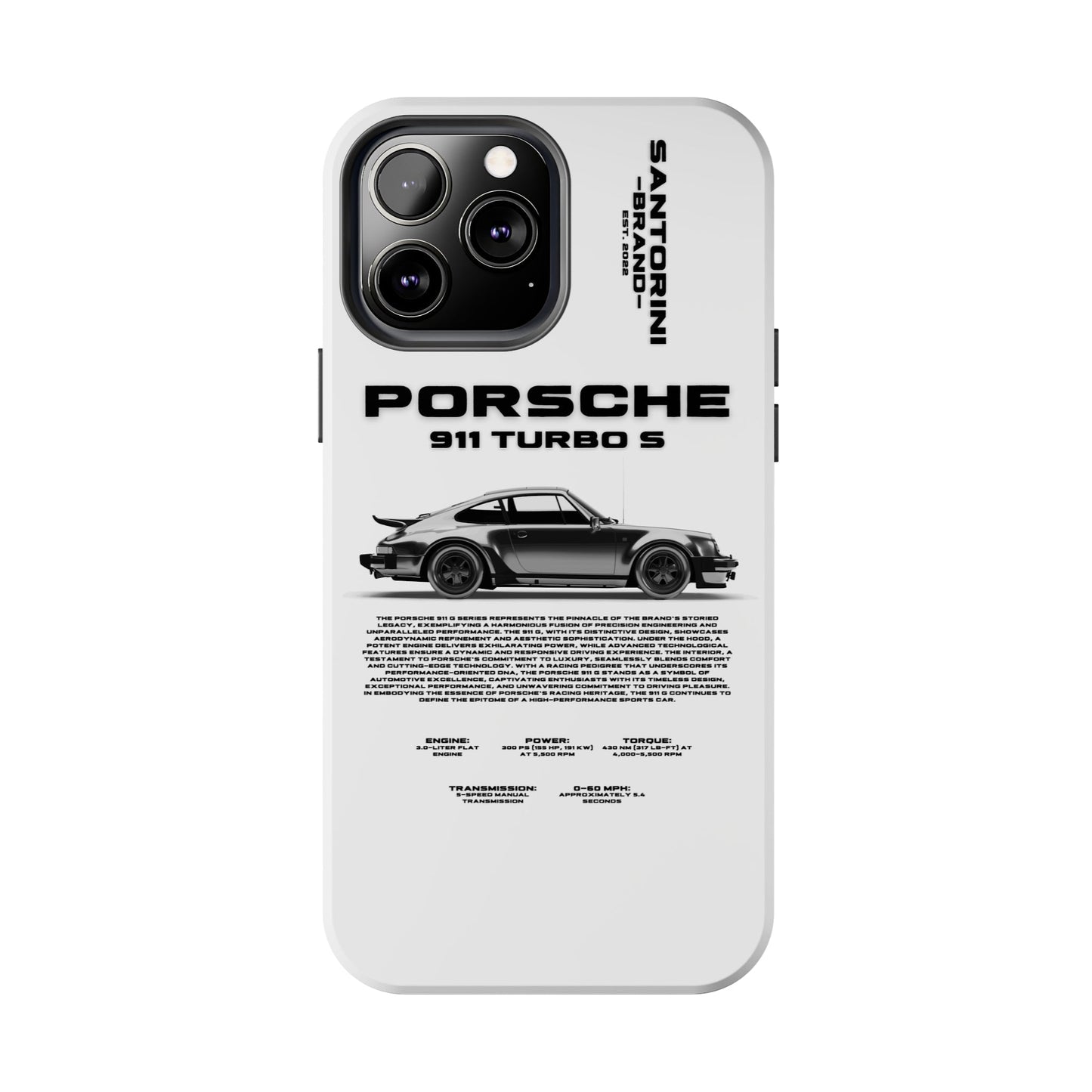 "911 Turbo" White Case