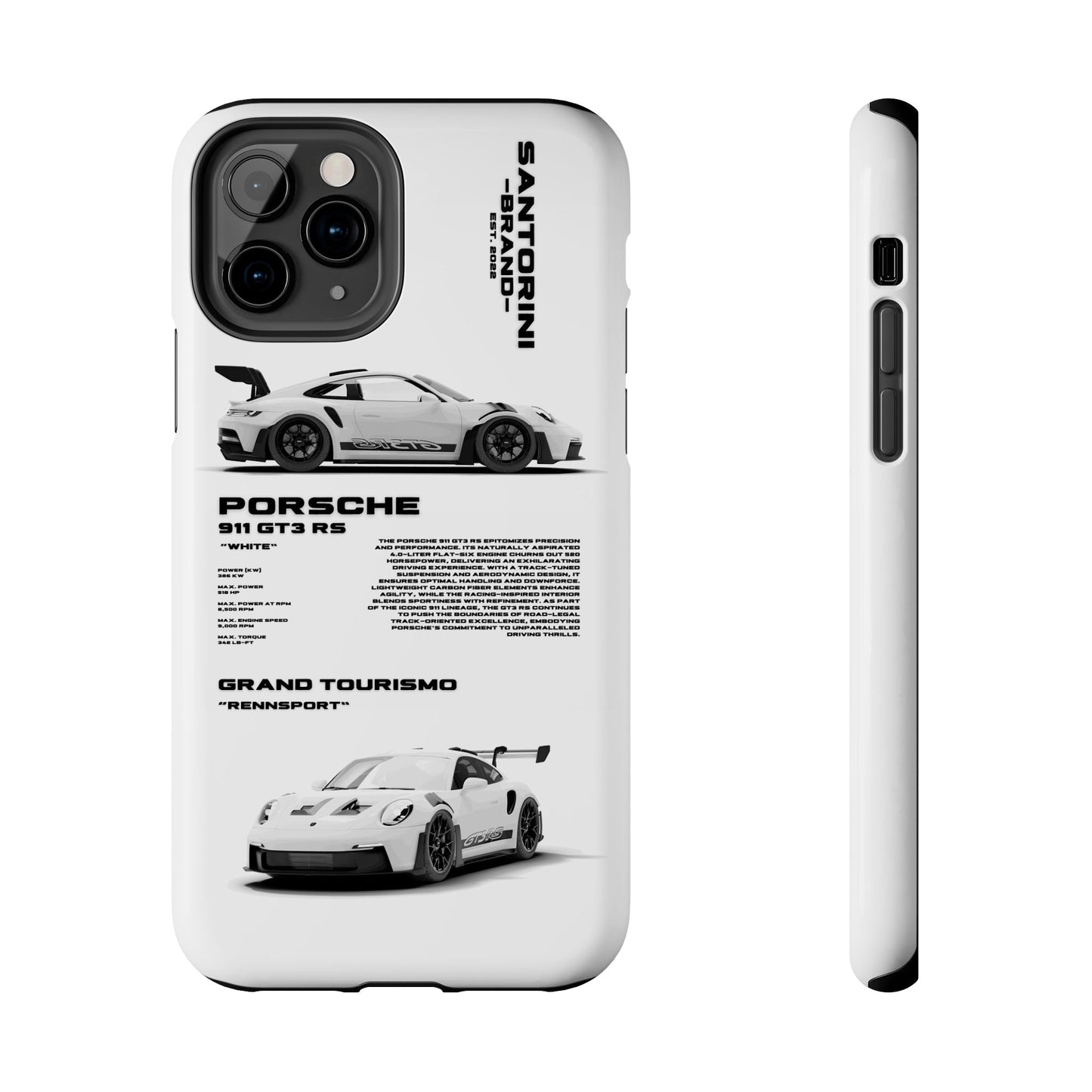 "GT3 RS" White Case