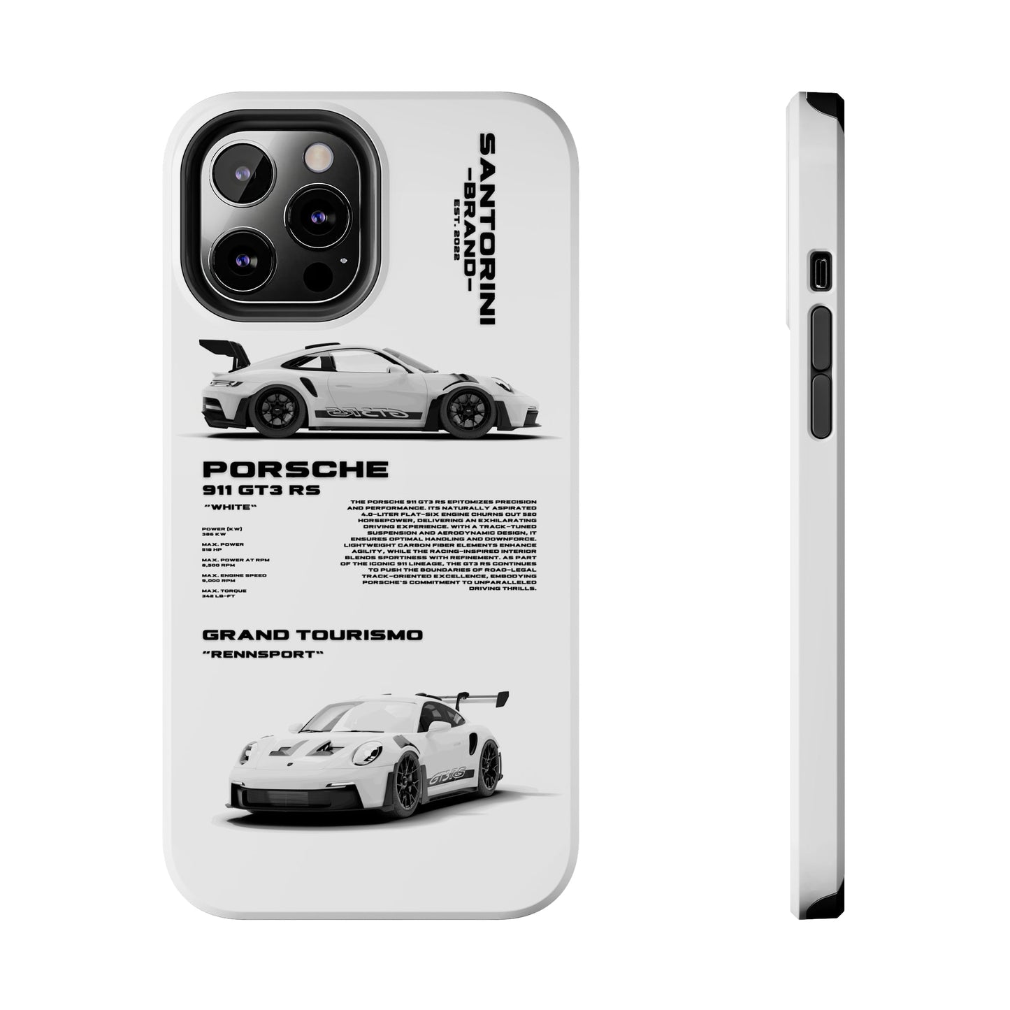 "GT3 RS" White Case