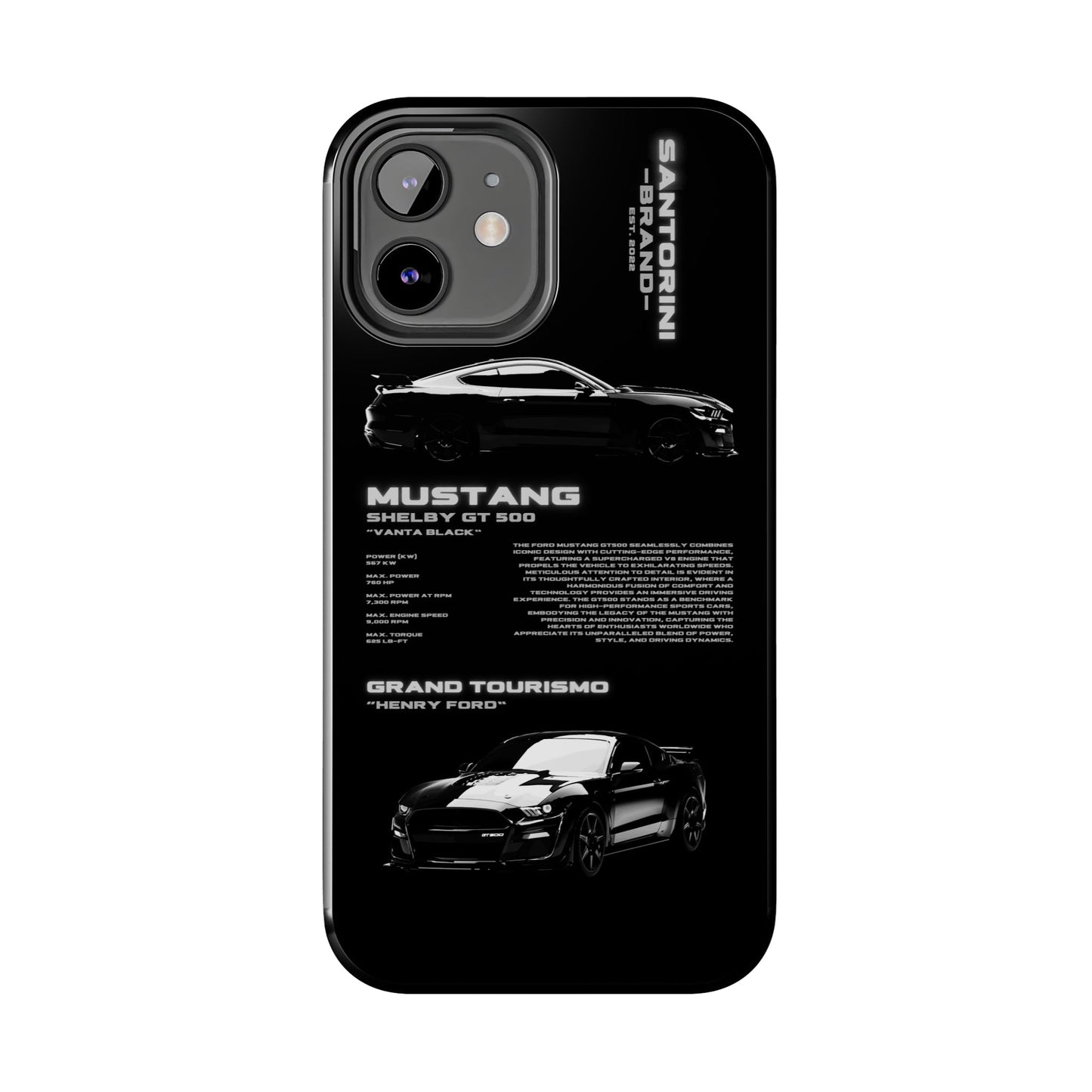 "Mustang" Black Case