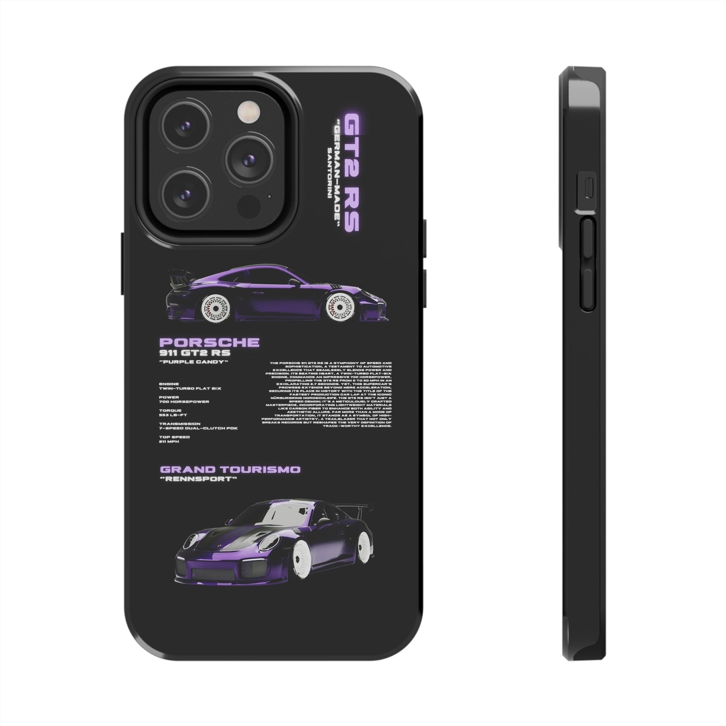 "Porsche 911" Black Case