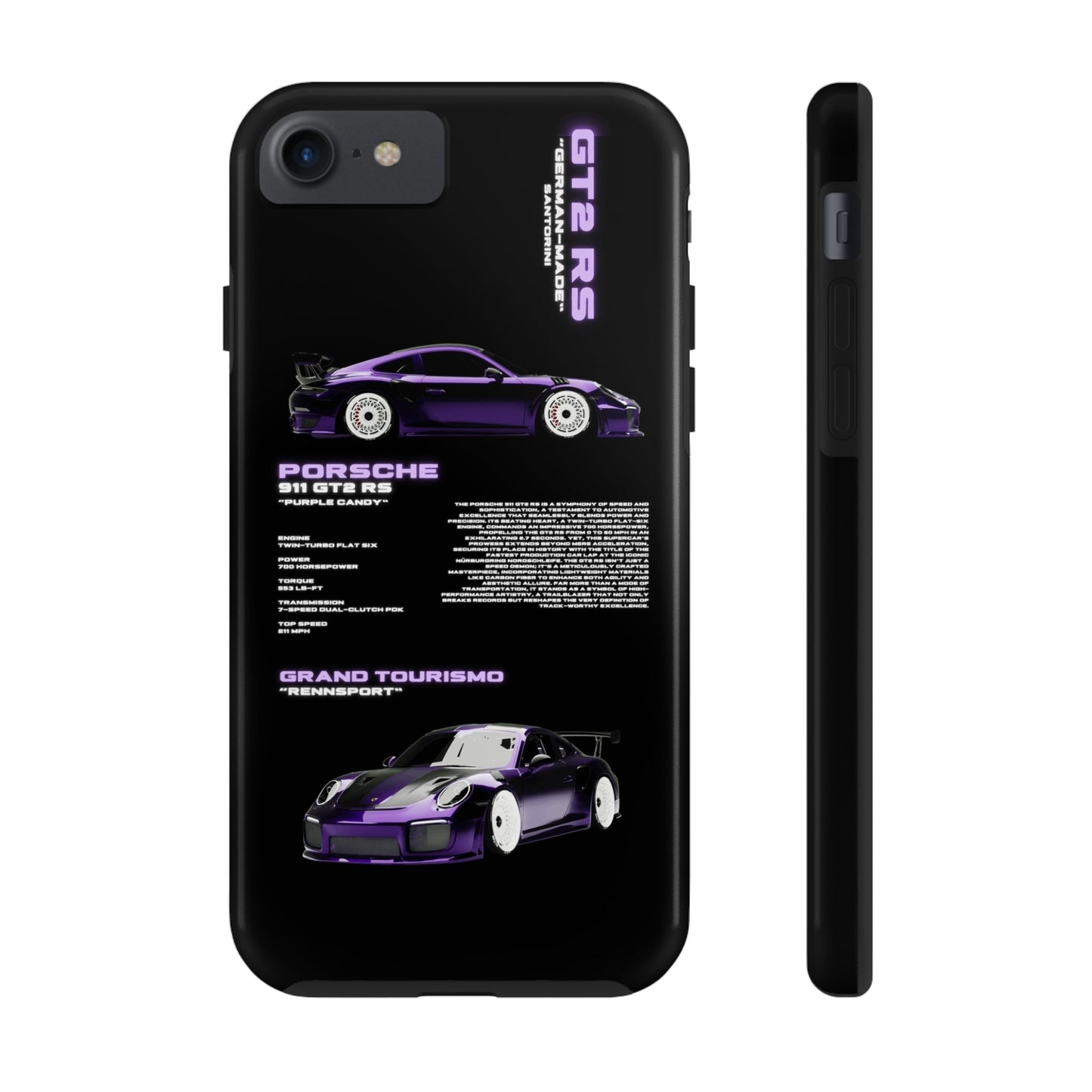 "Porsche 911" Black Case