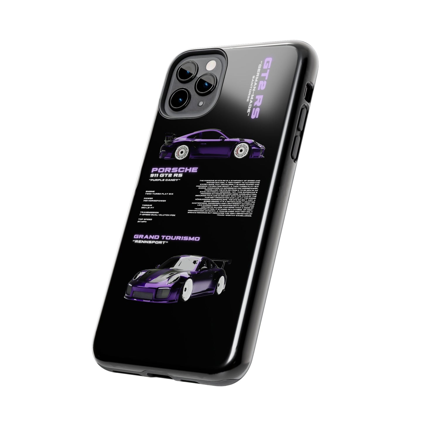 "Porsche 911" Black Case