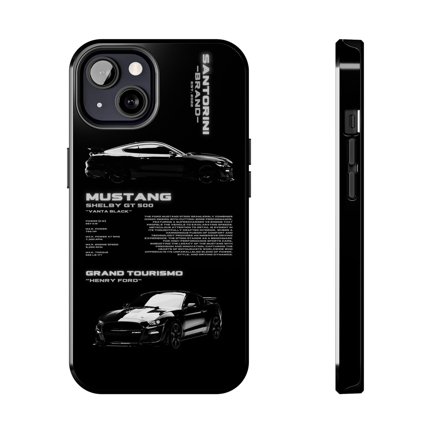 "Mustang" Black Case