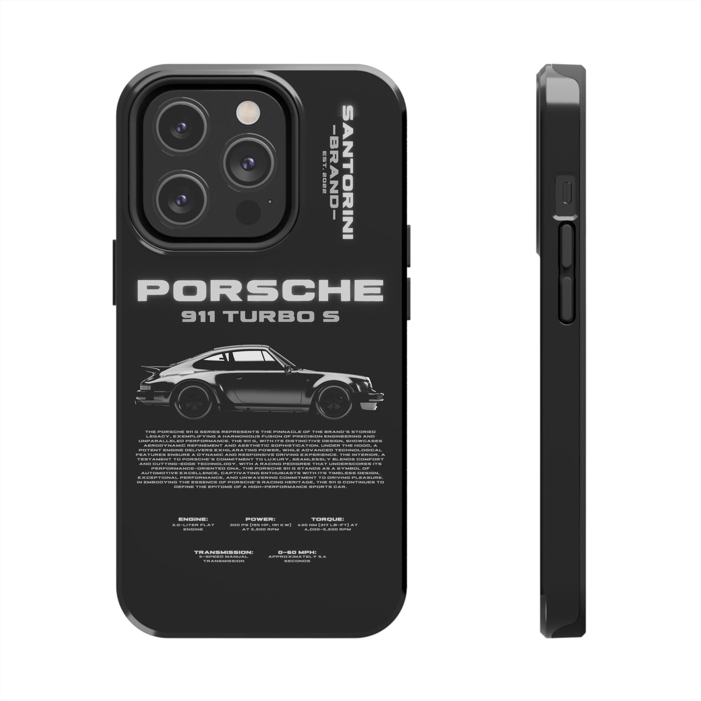 "911 Turbo" Black Case
