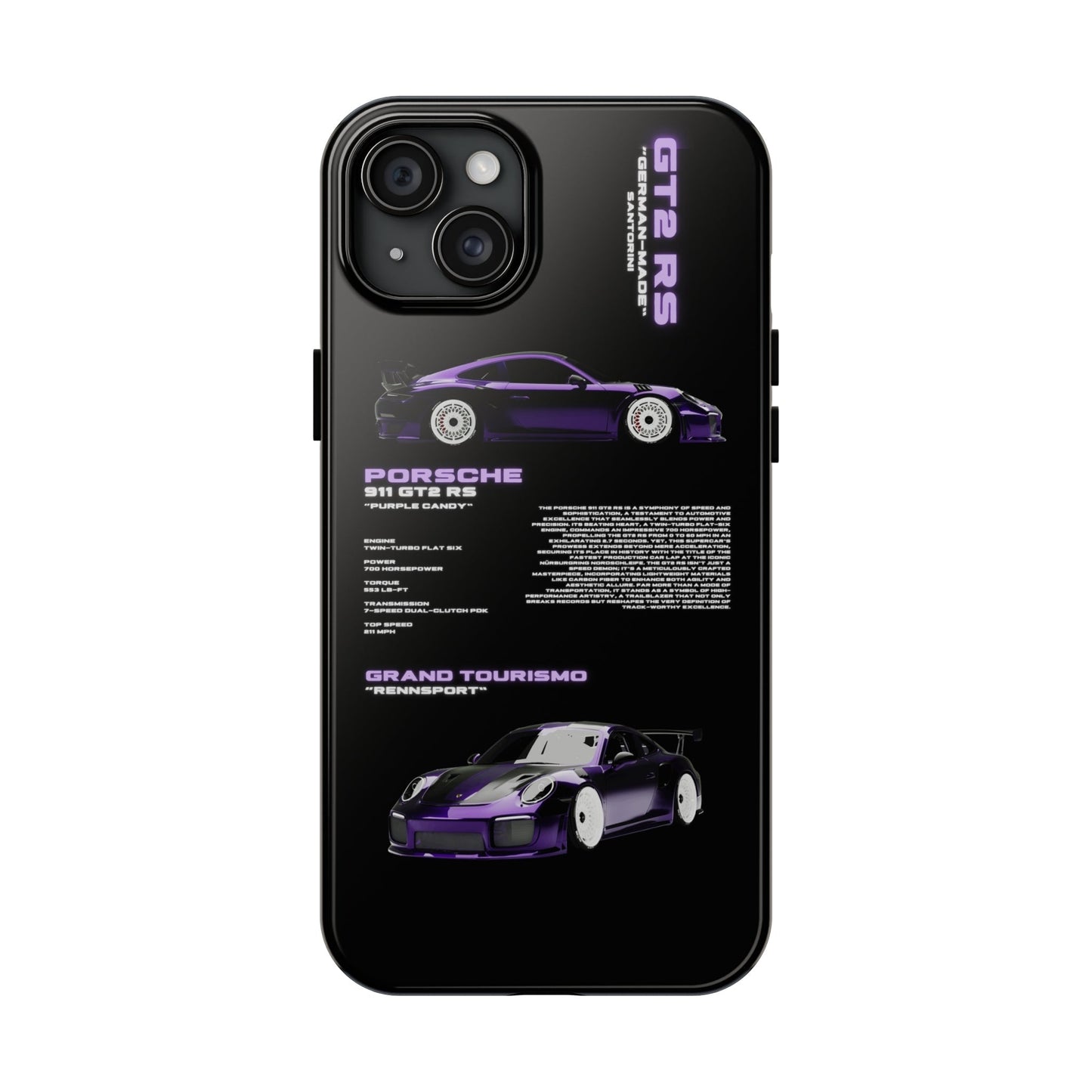 "Porsche 911" Black Case