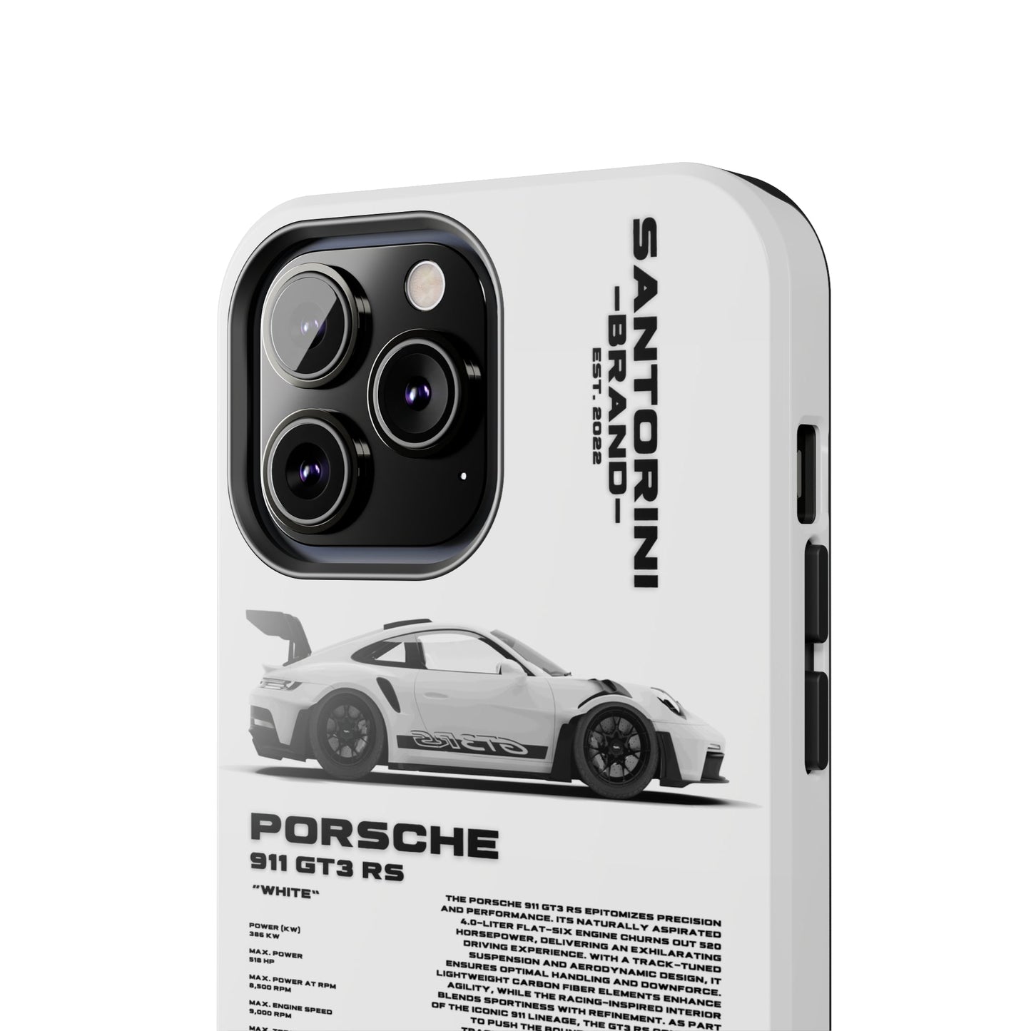 "GT3 RS" White Case