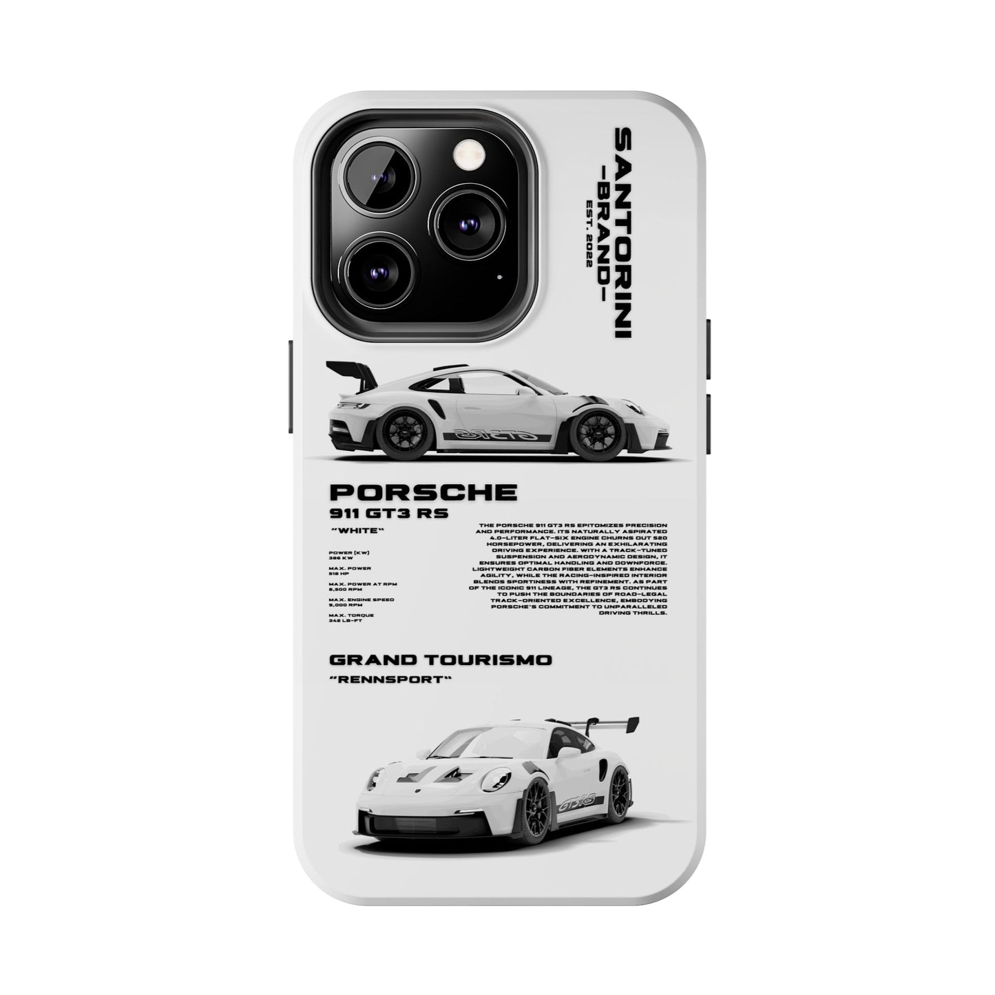 "GT3 RS" White Case