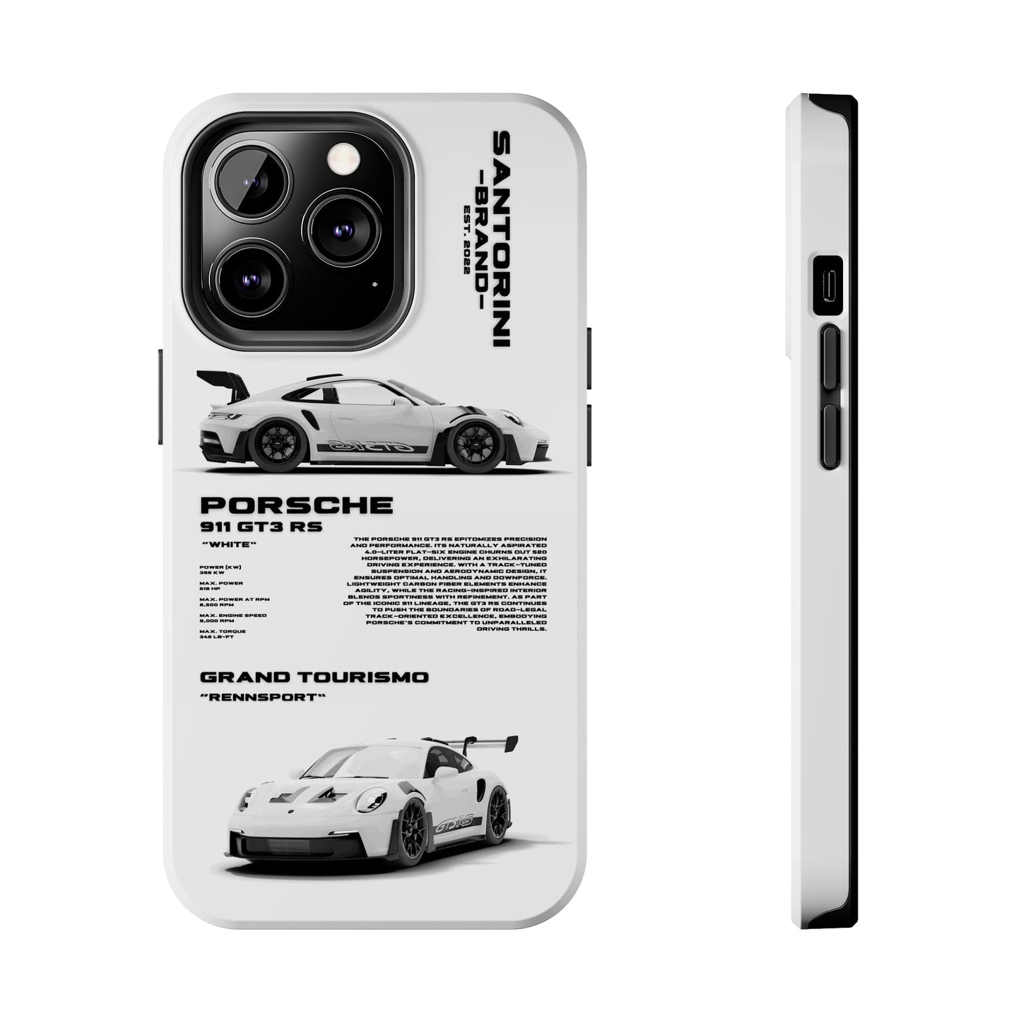 "GT3 RS" White Case