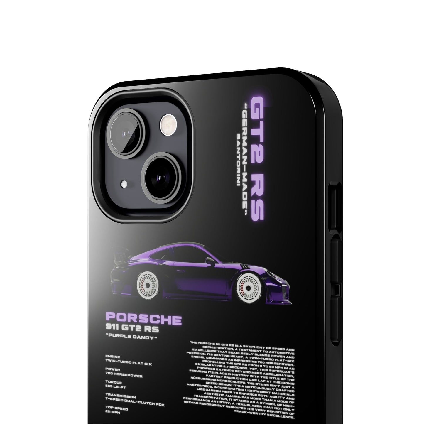 "Porsche 911" Black Case