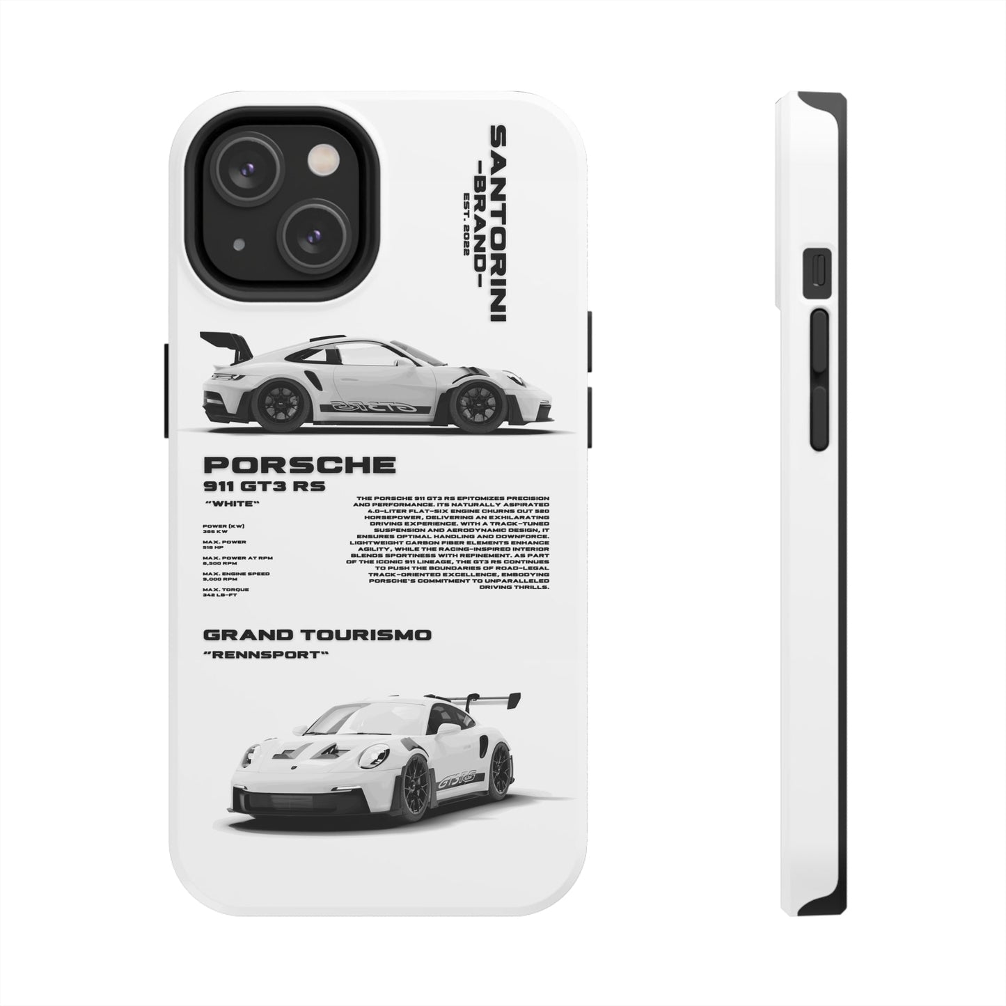 "GT3 RS" White Case