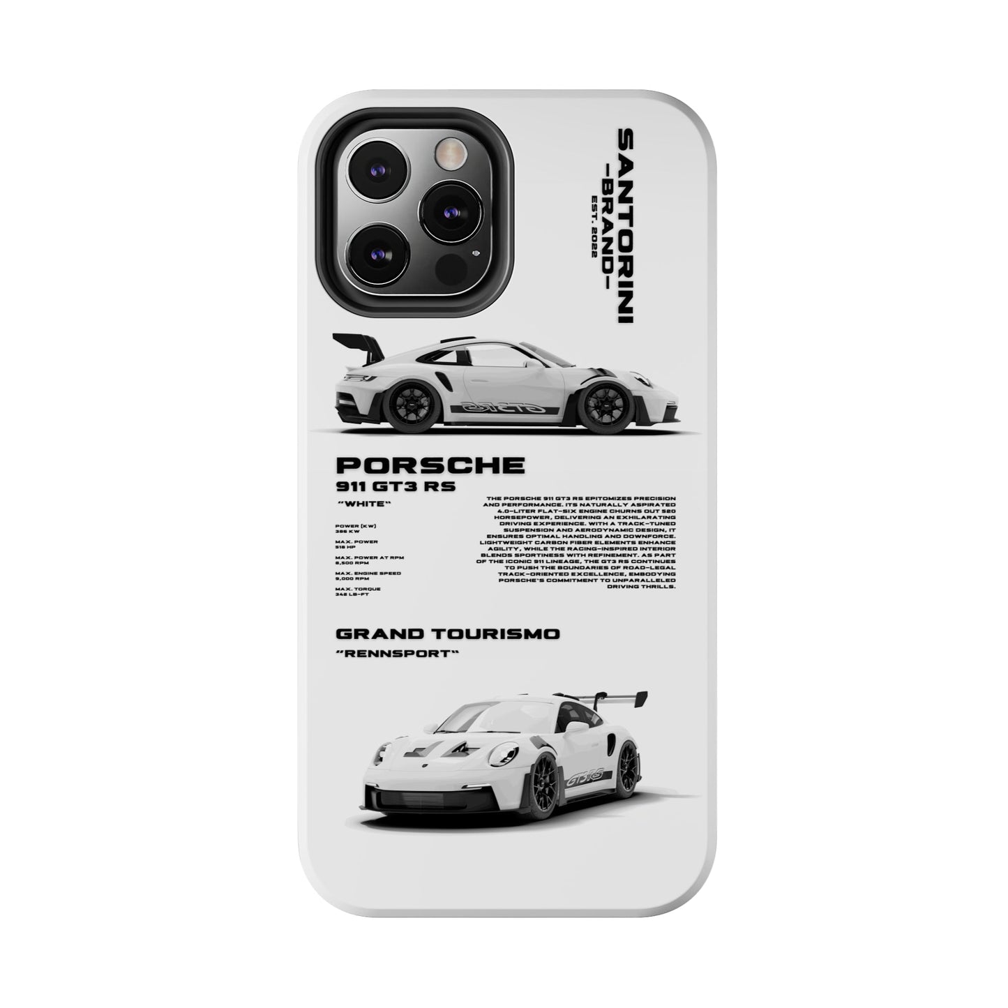 "GT3 RS" White Case