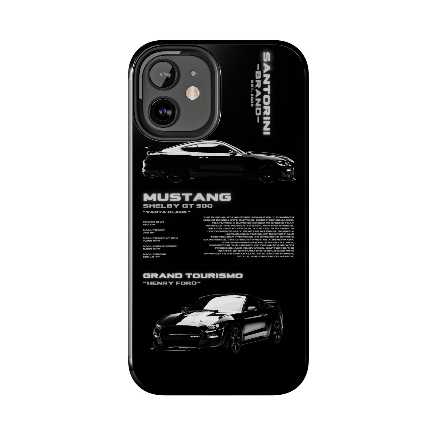 "Mustang" Black Case