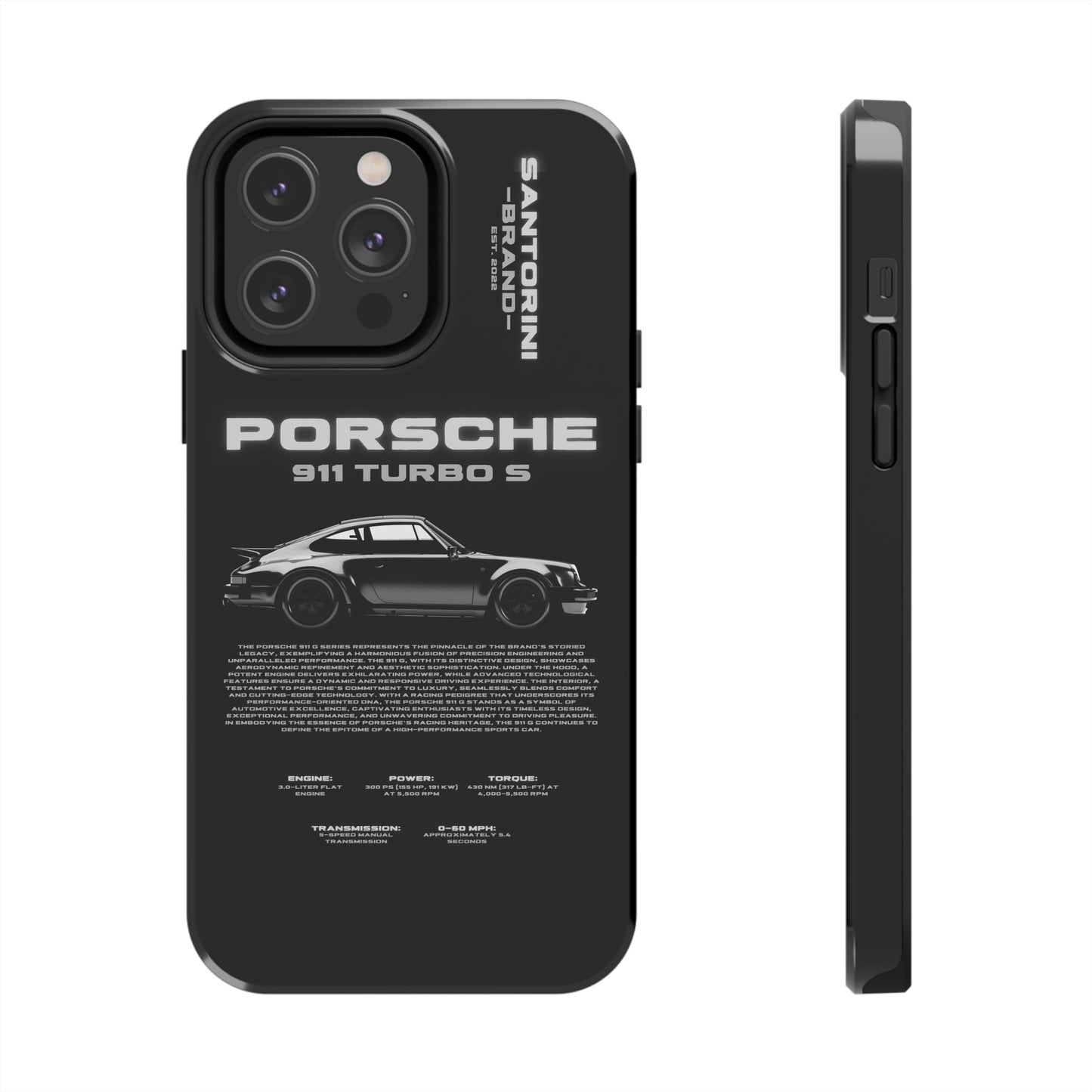 "911 Turbo" Black Case