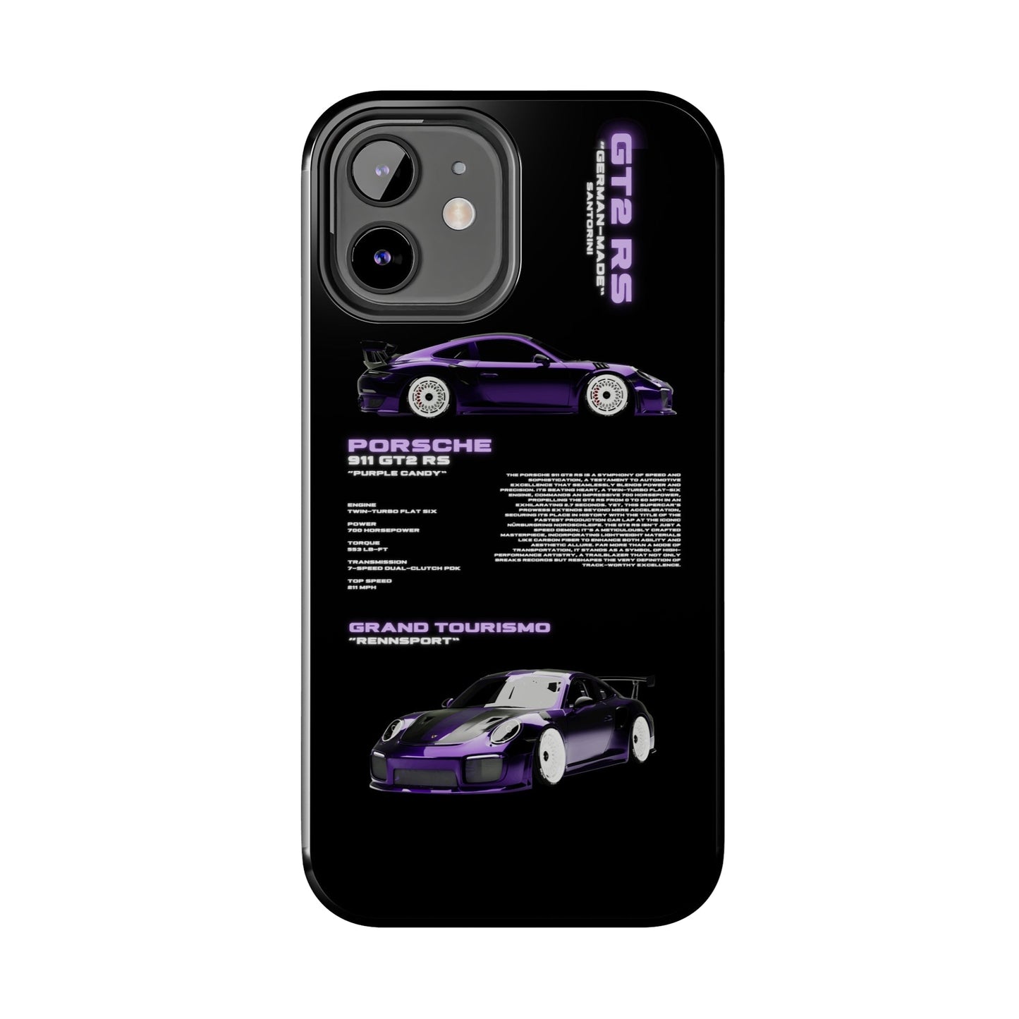 "Porsche 911" Black Case